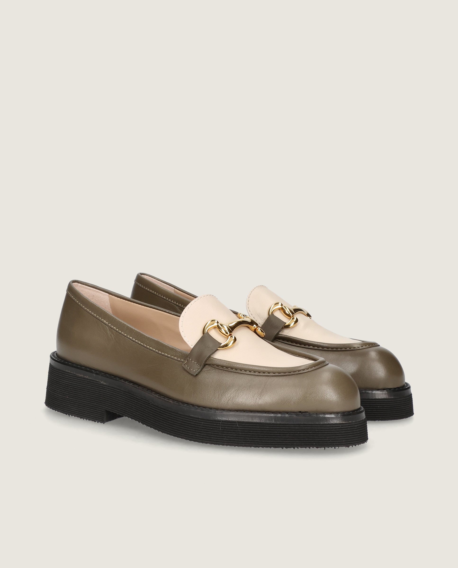Imagen de Loafers Terry Verdes Piel por Mascaro