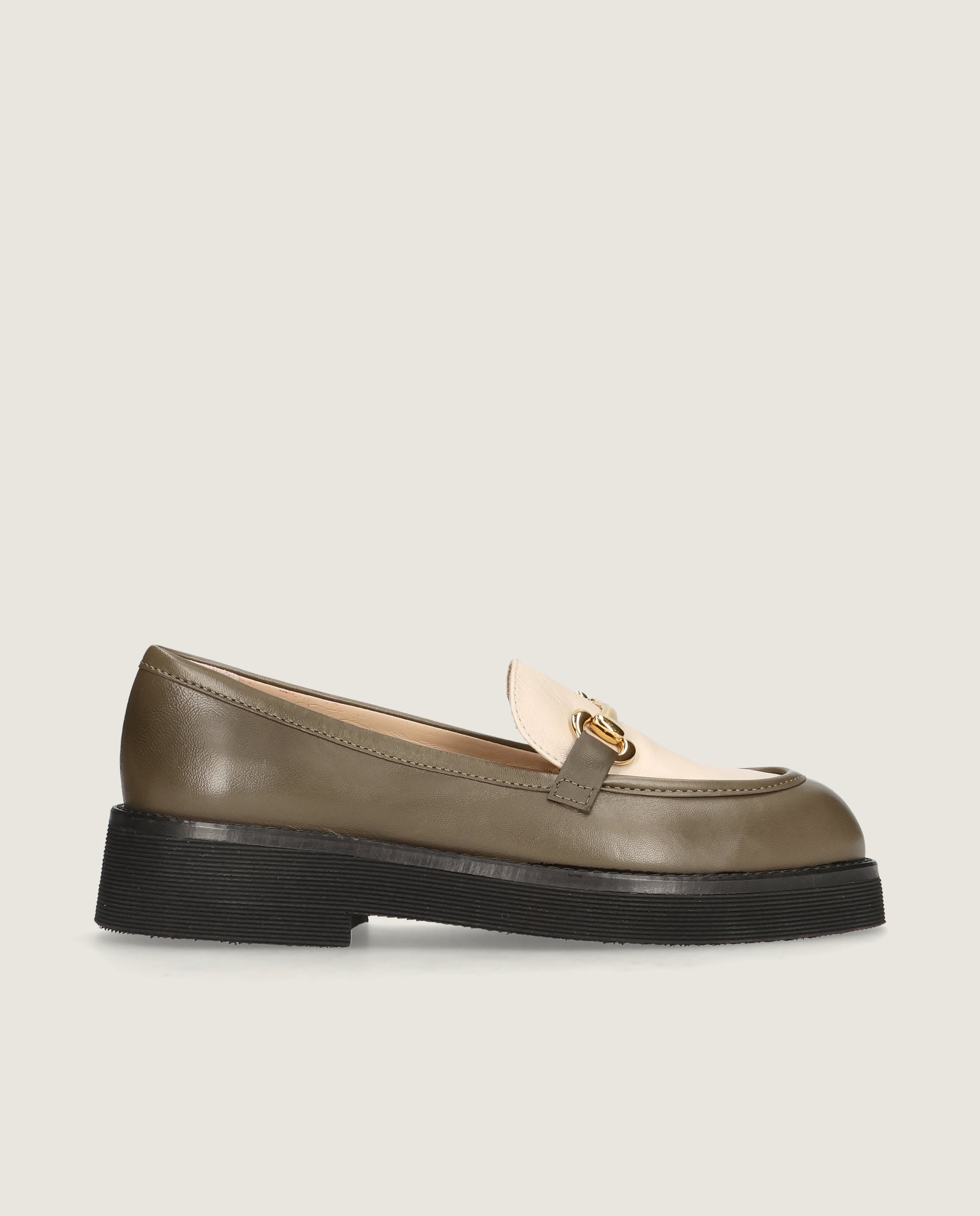 Loafers Terry Verdes Piel