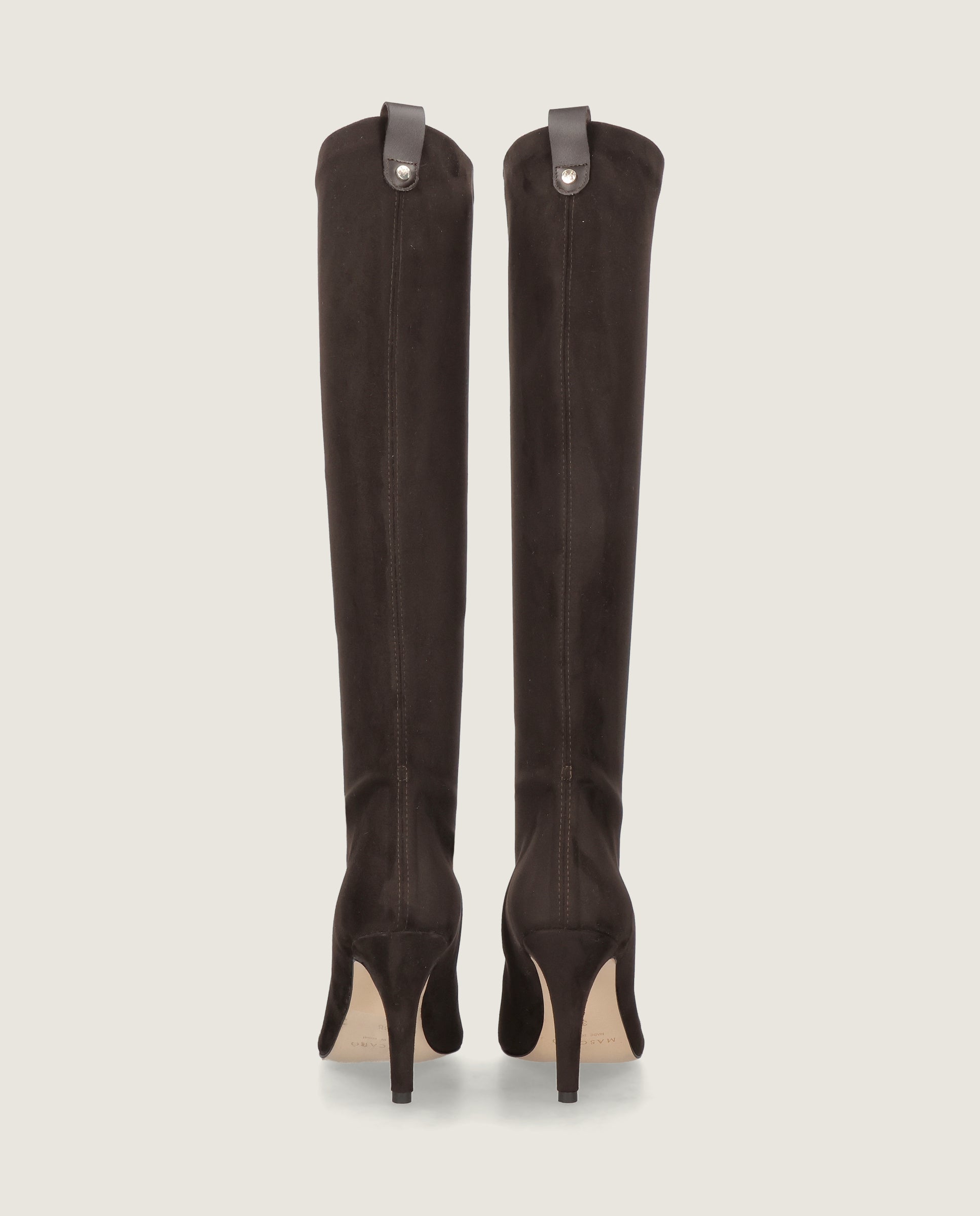 Botas Alya Marrones Tejidos