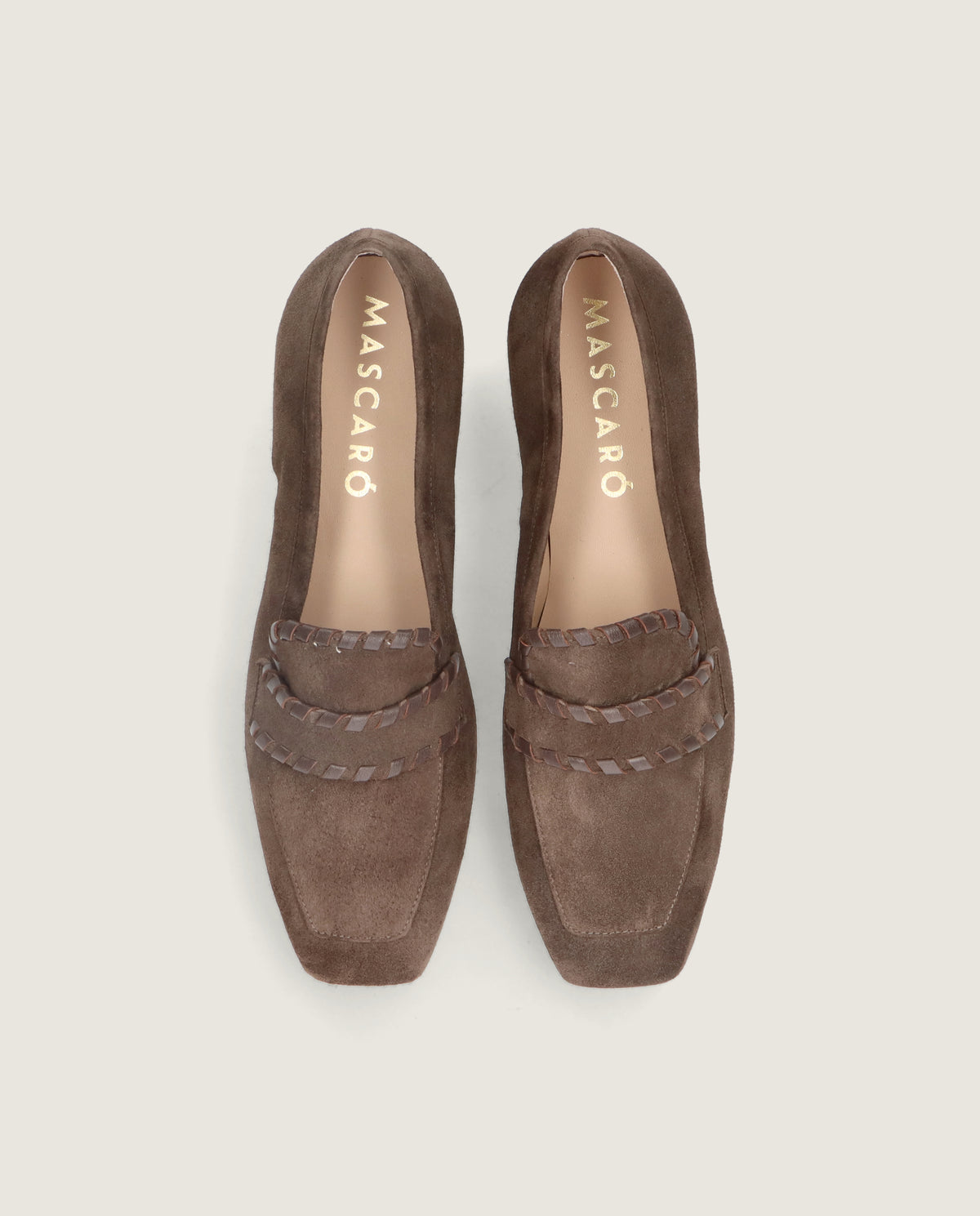 Alternative Ansicht von Mayra loafer in graubraunem wildleder von Mascaro