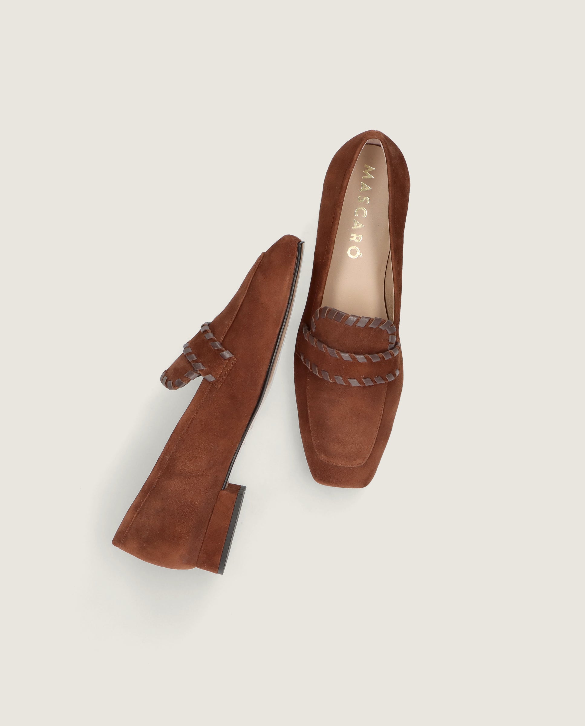 Loafers Mayra Marrones Ante