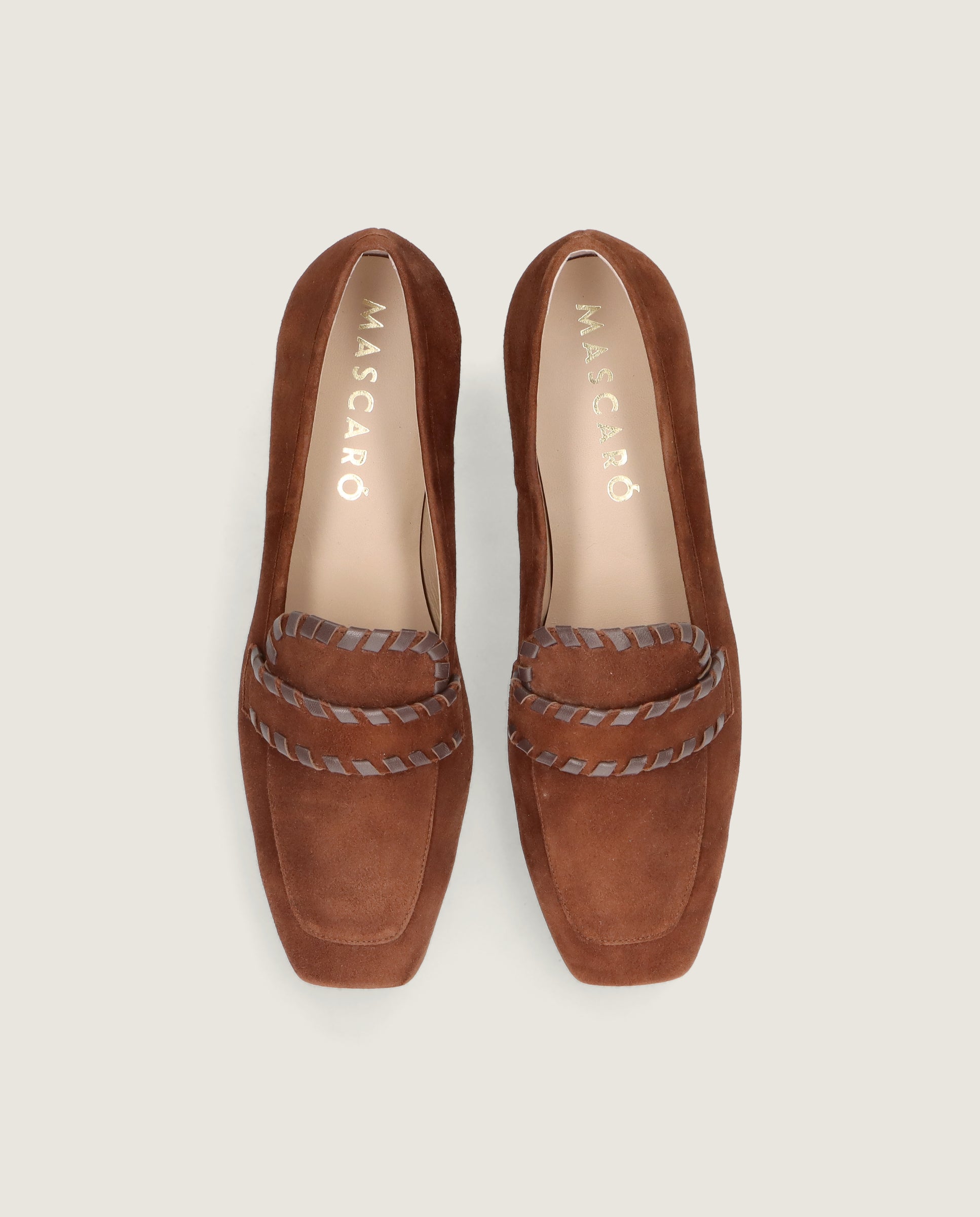 Loafers Mayra Marrones Ante