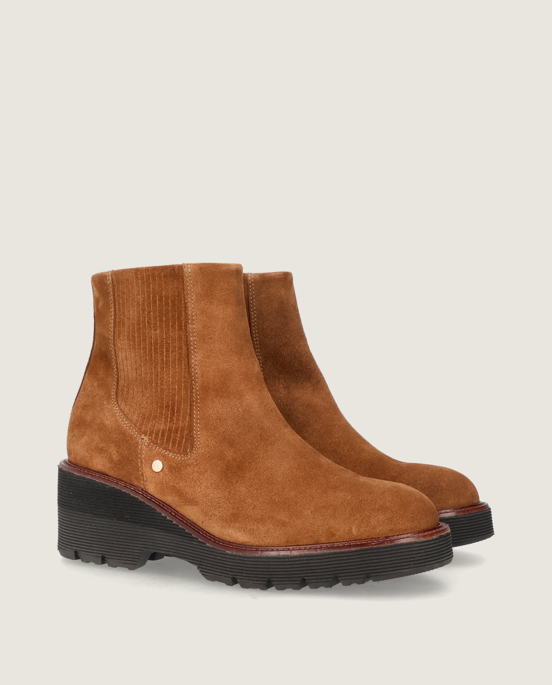 Botines Claudel Marrones Ante