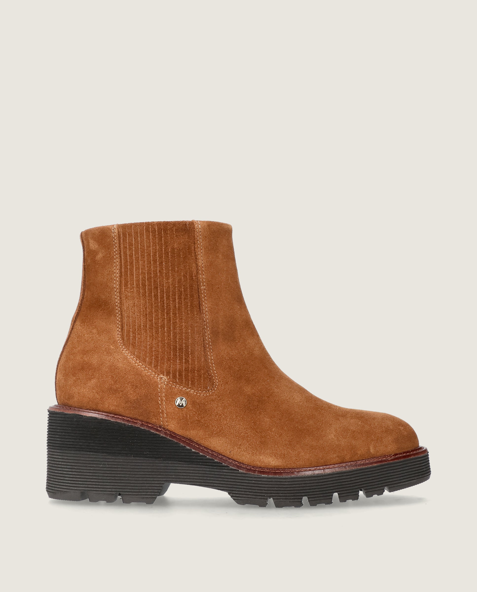 Botines Claudel Marrones Ante