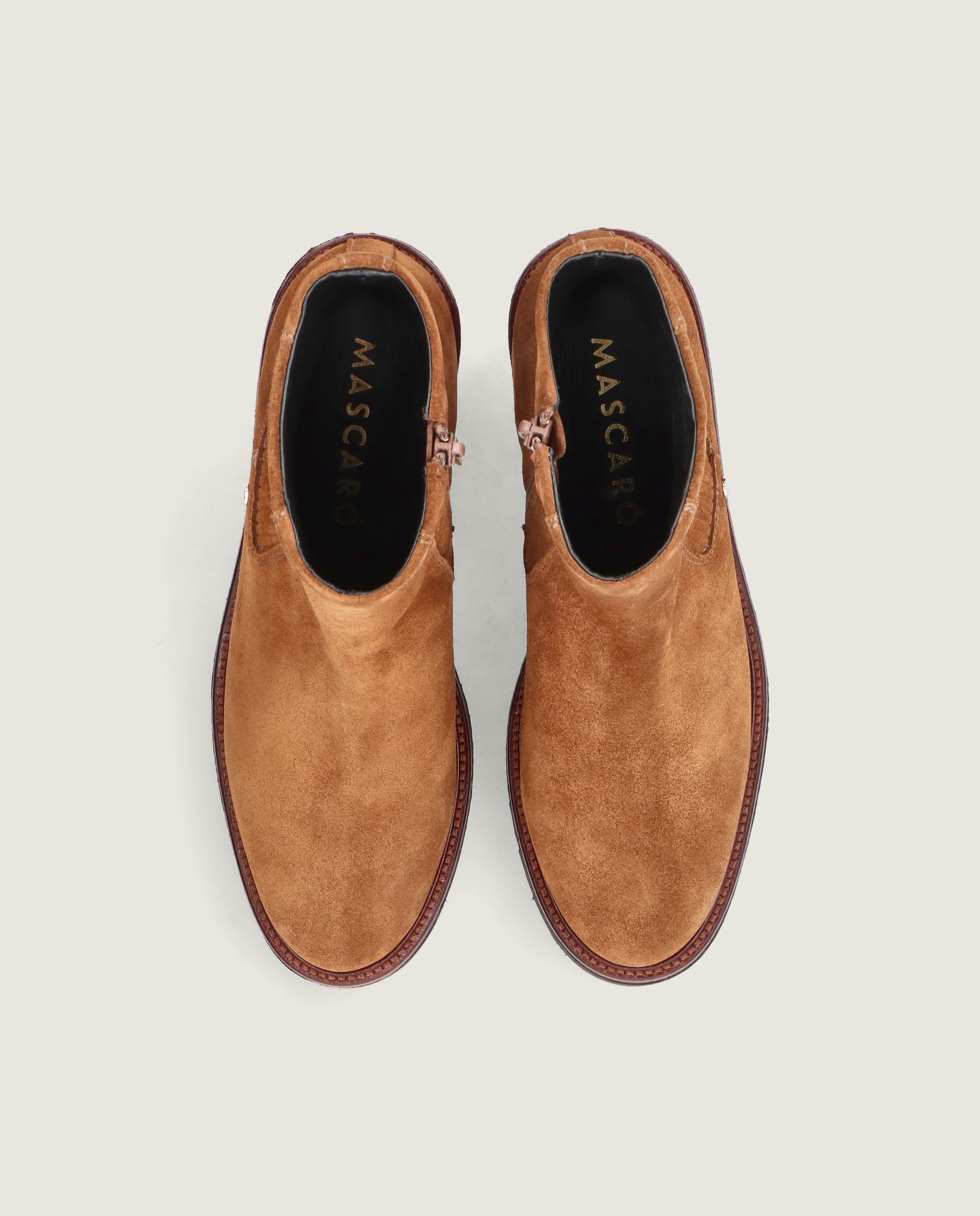 Botines Claudel Marrones Ante