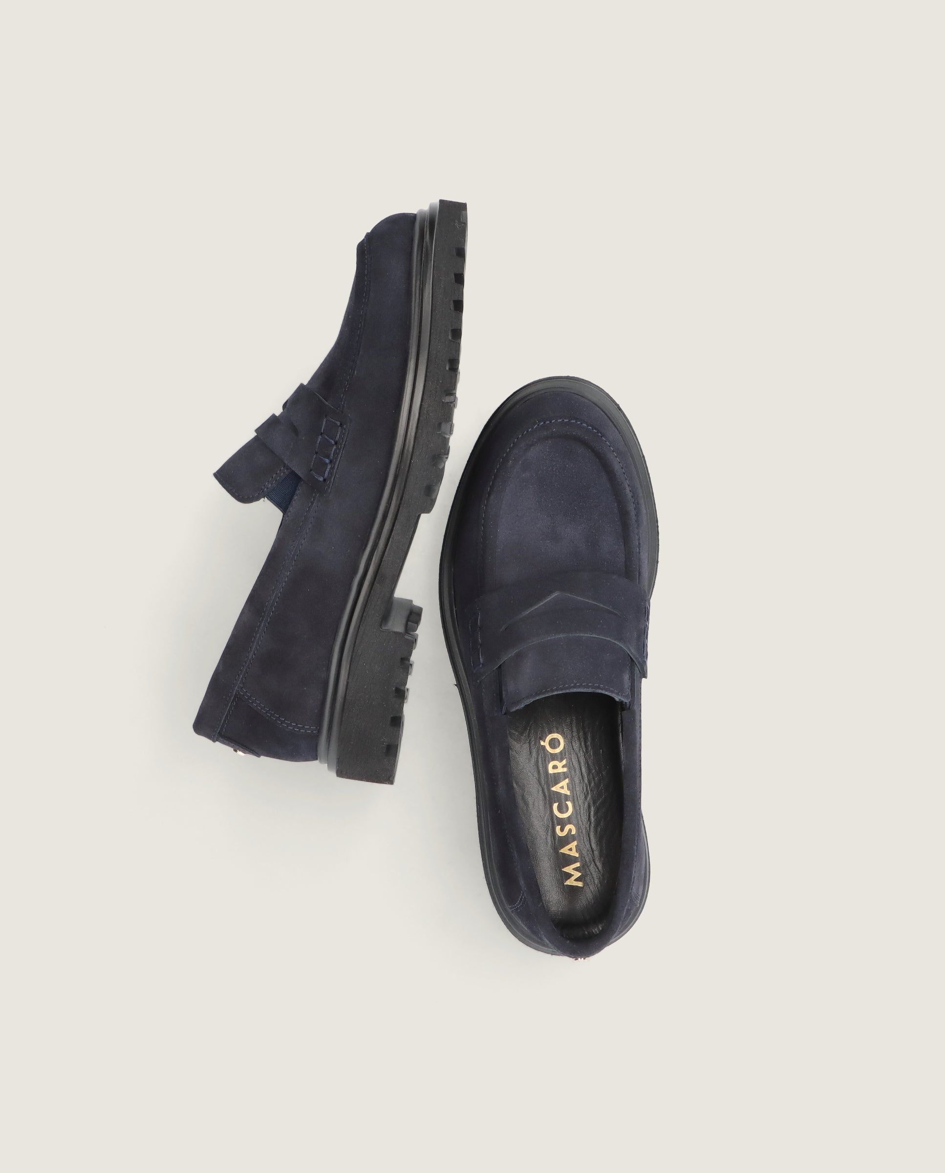 Loafers Dora Azules Ante