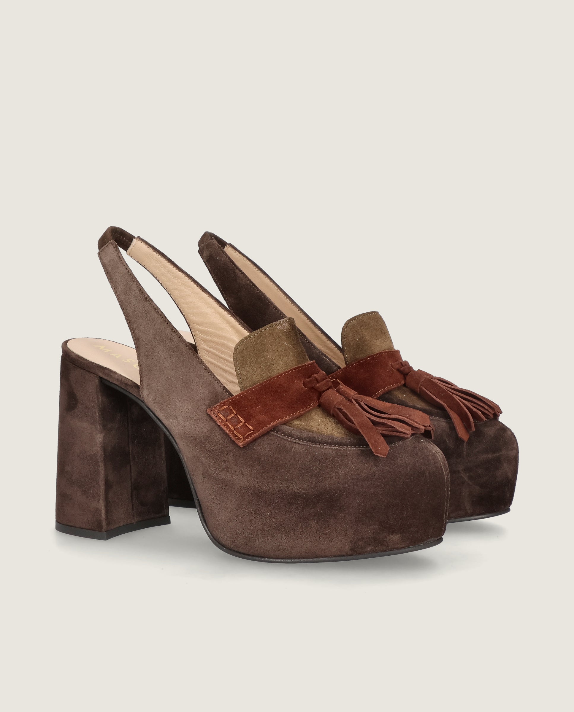 Loafers Anna Marrones Ante