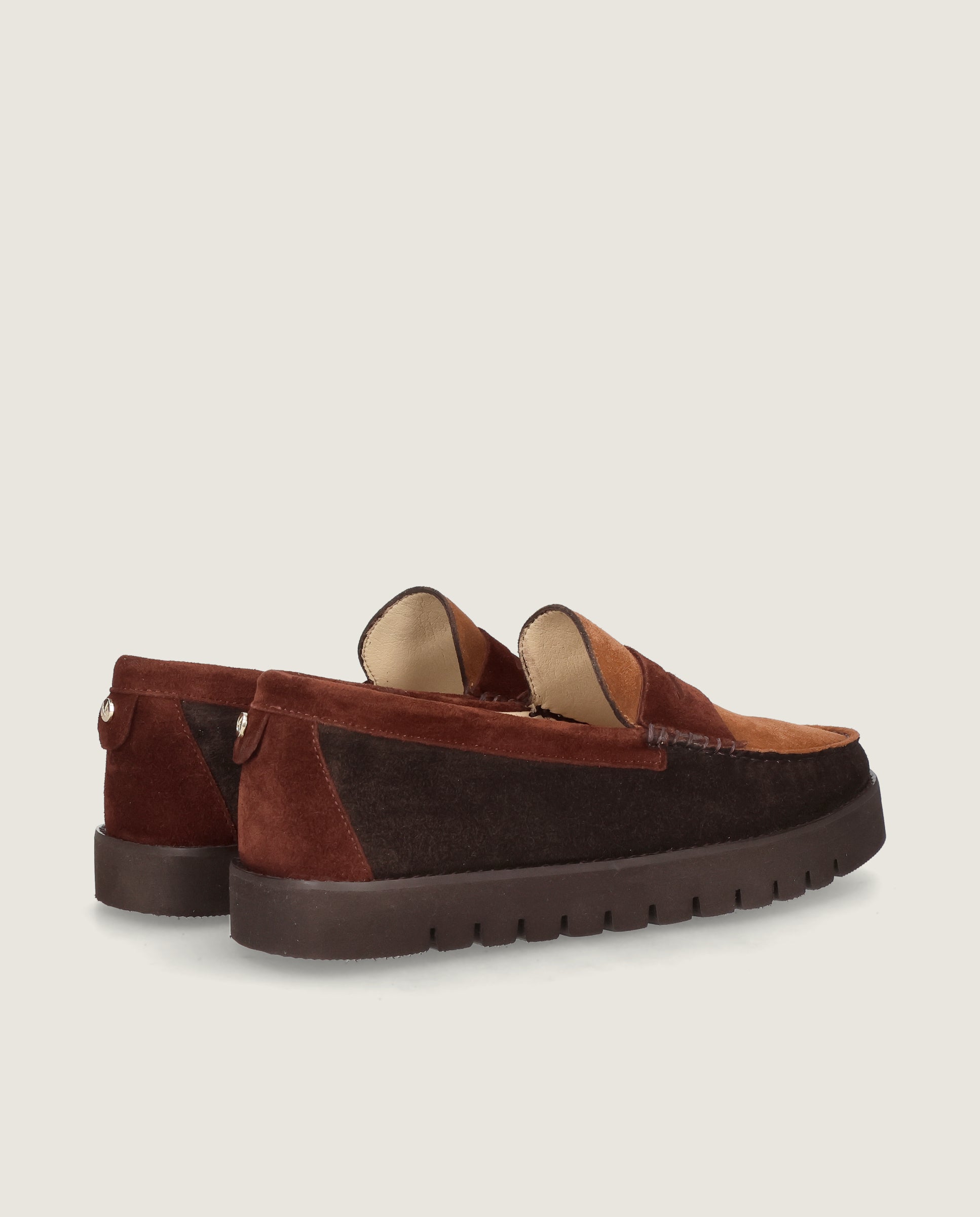 Mocasines Josephine Marrones Ante