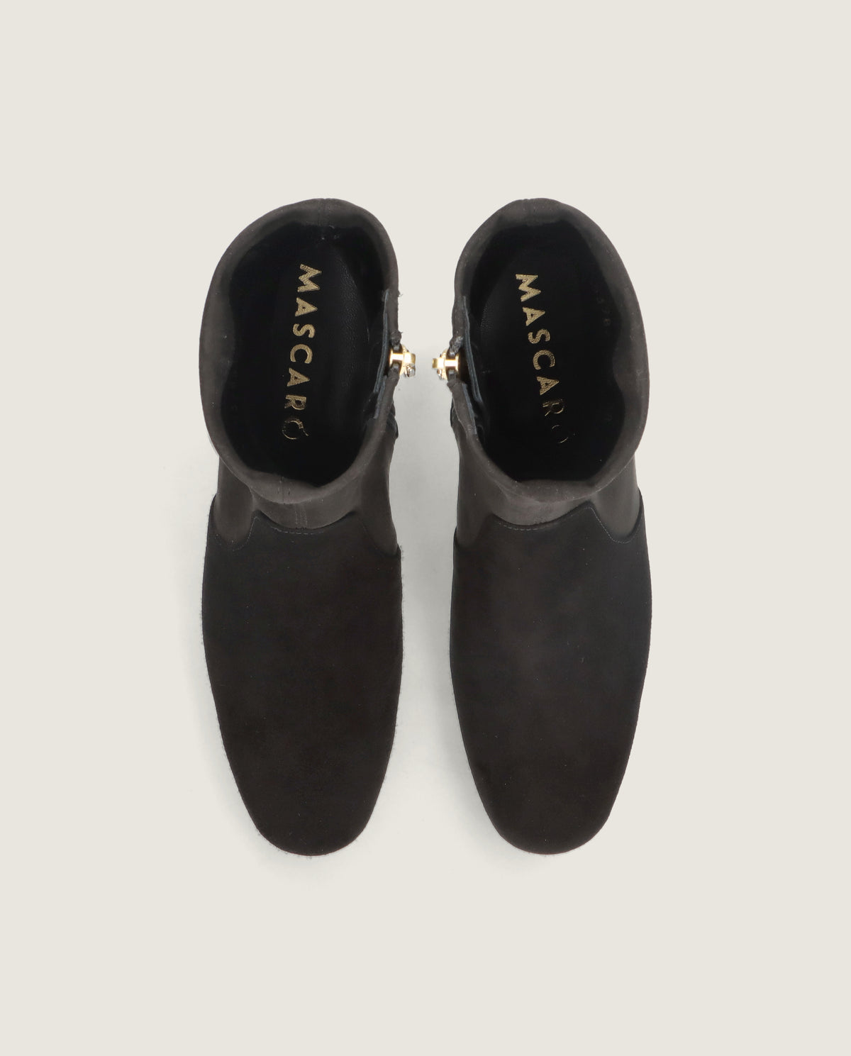 Botines Milan Negros Tejidos Cremallera