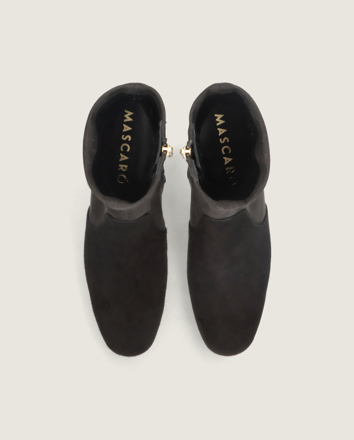 Alternative Ansicht von Milan stiefelette in schwarzem textil von Mascaro