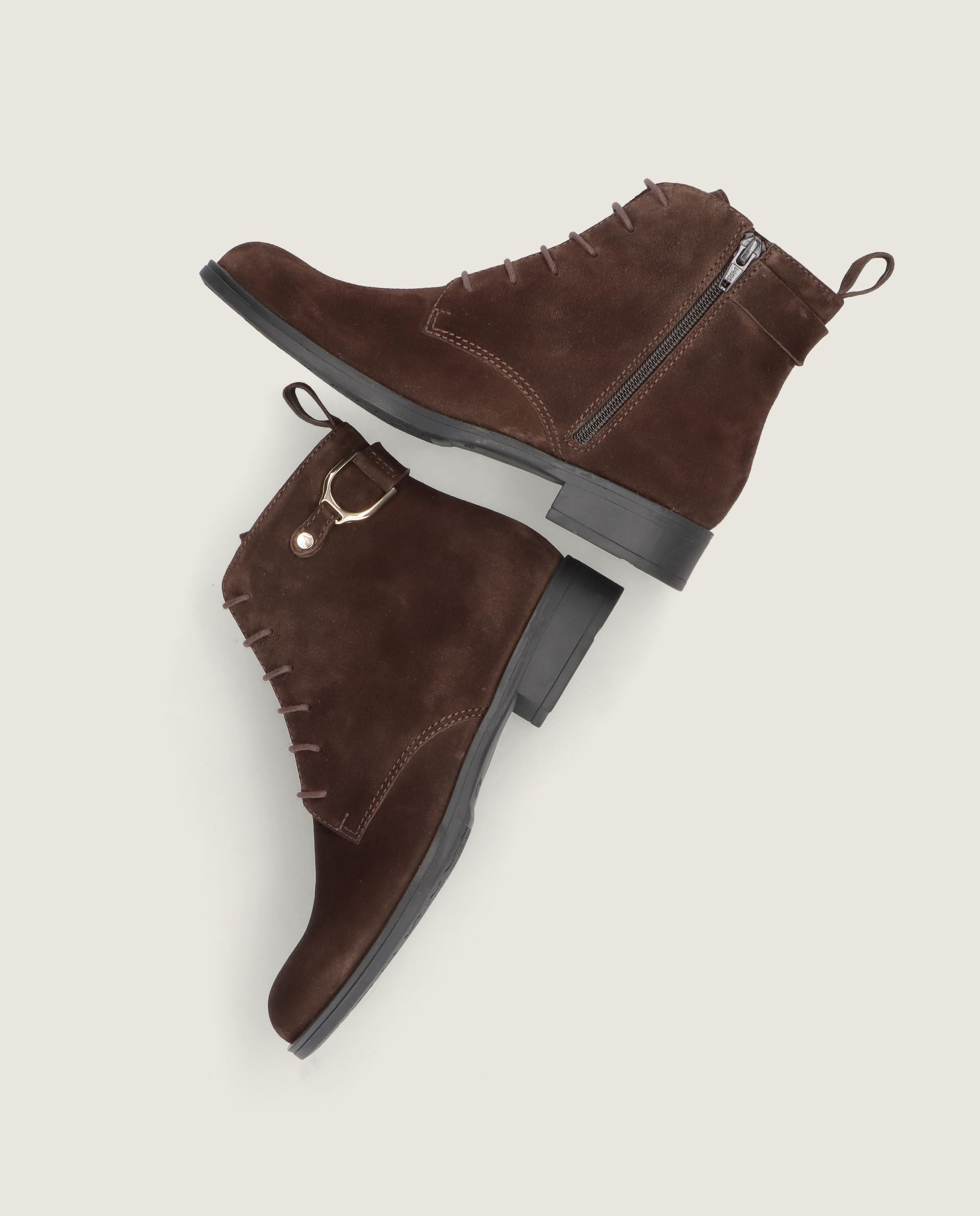Botines Napoli Marrones Ante