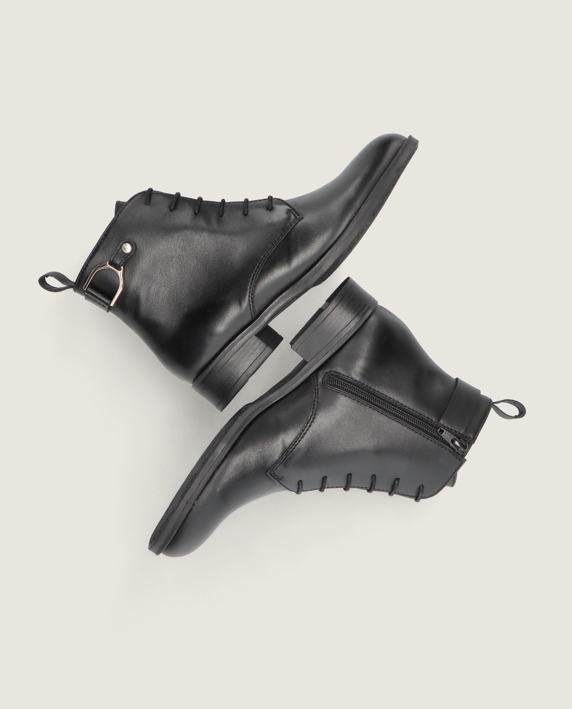 Botines Napoli Negros Piel