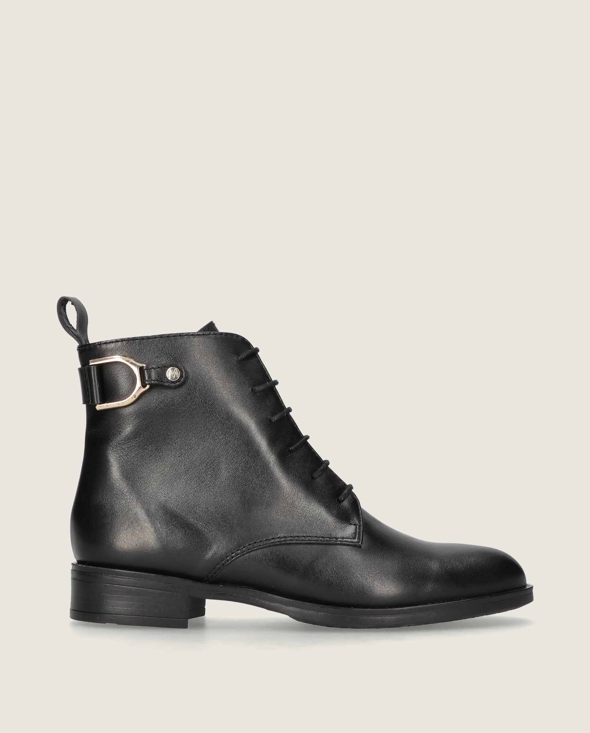 Botines Napoli Negros Piel