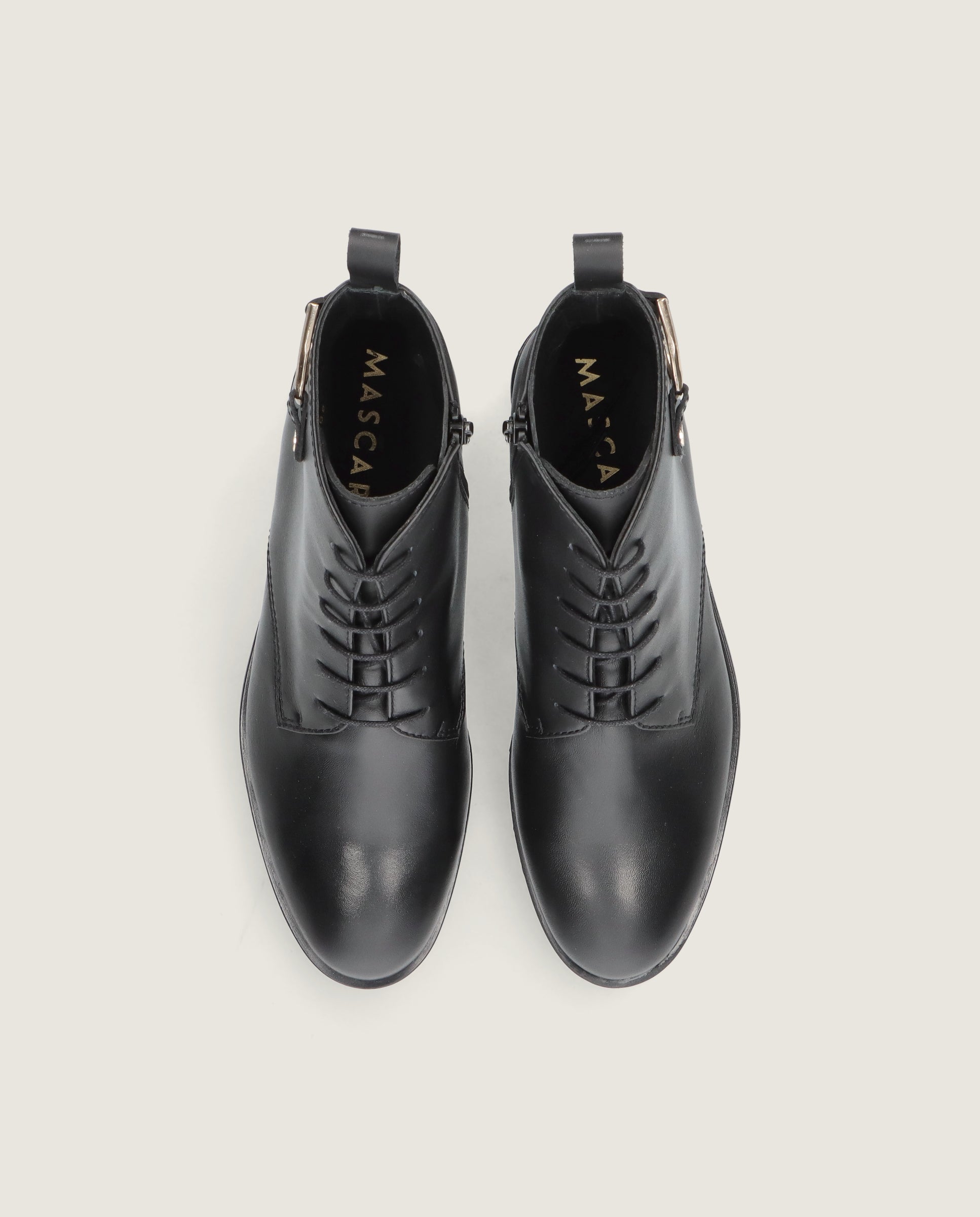 Botines Napoli Negros Piel