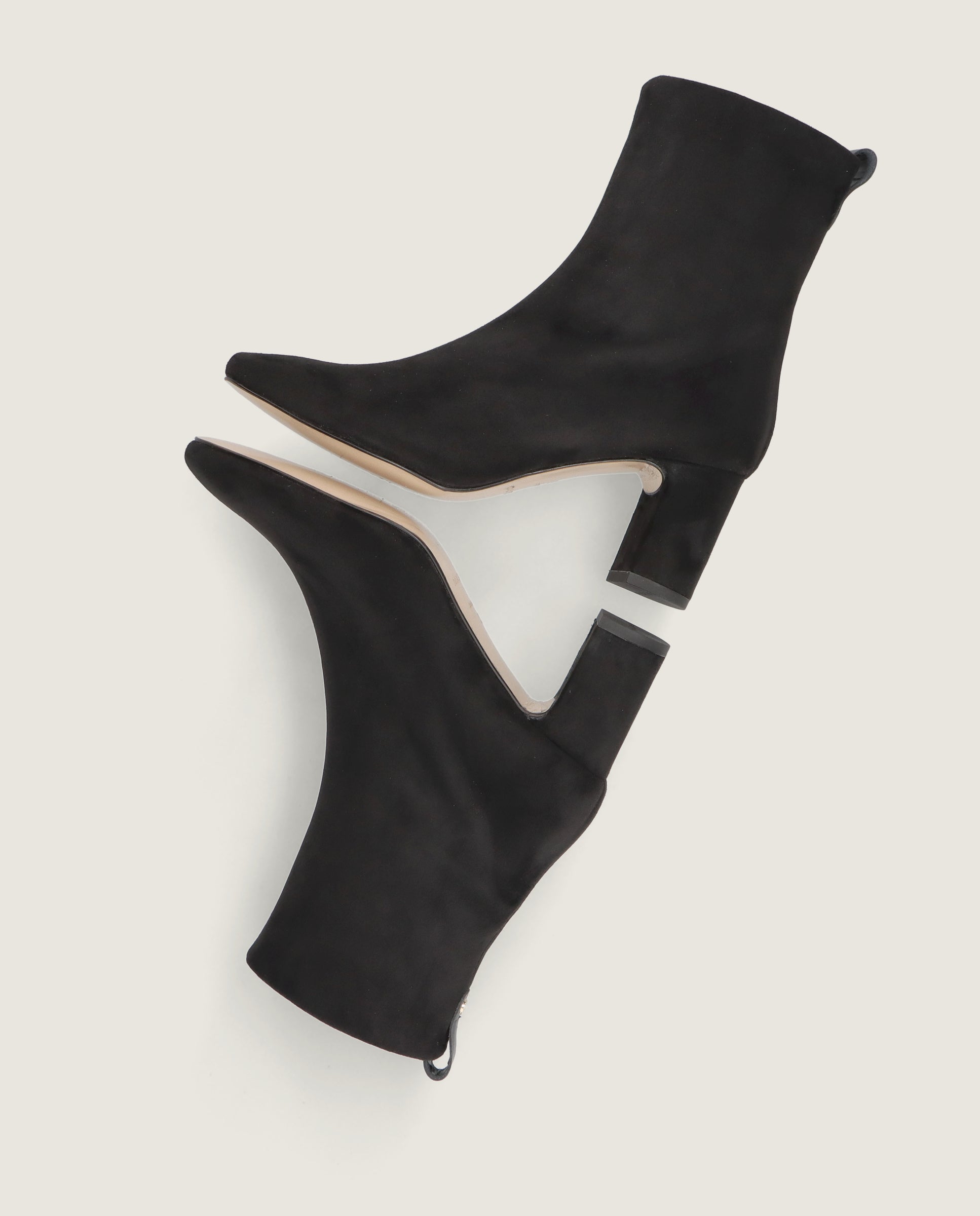 Botines Jolie Negros Tejidos
