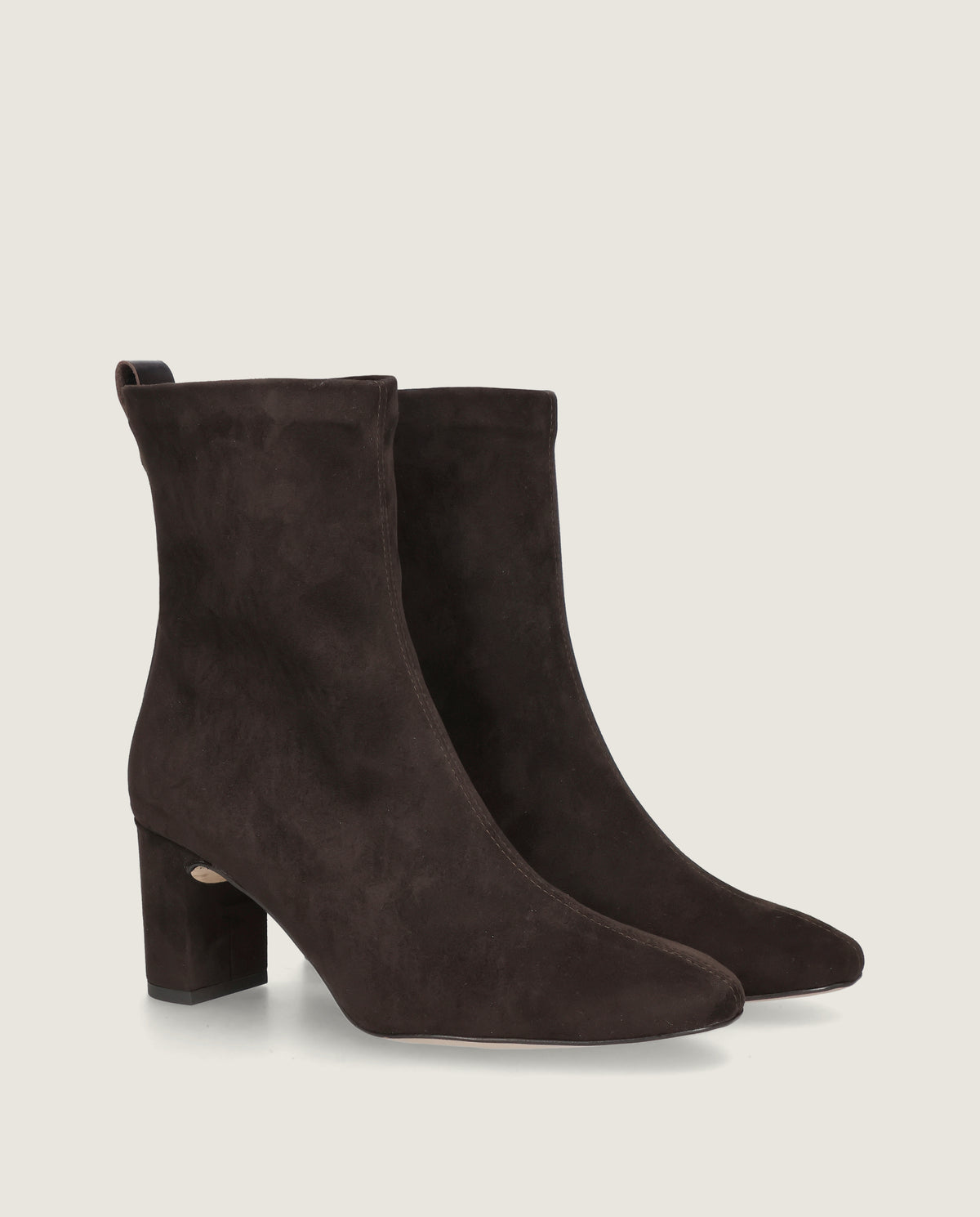 Botines Jolie Marrones Tejidos