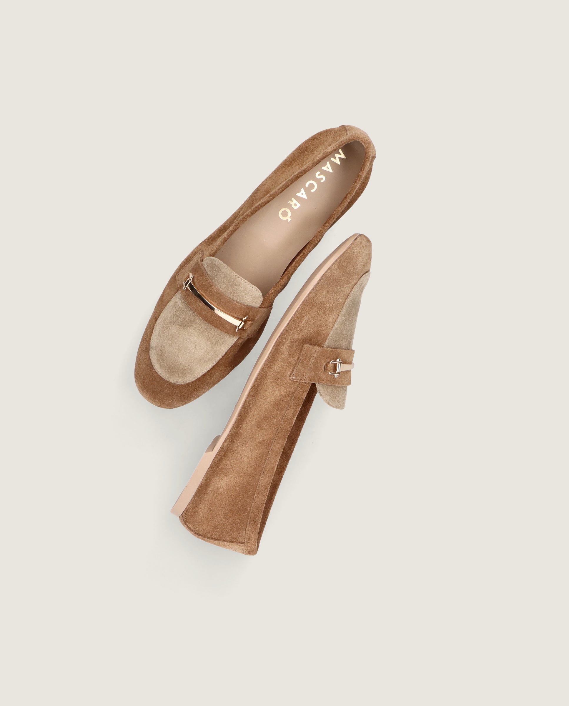 Loafers Faye Marrones Ante