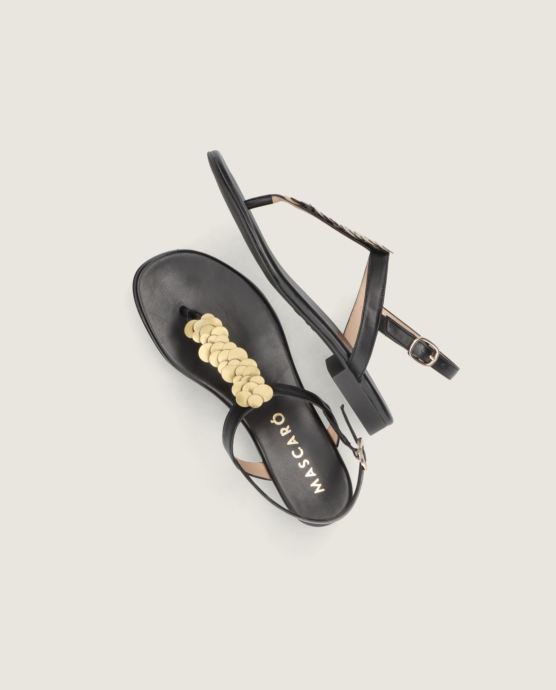 Sandalias Lygia Negros Piel
