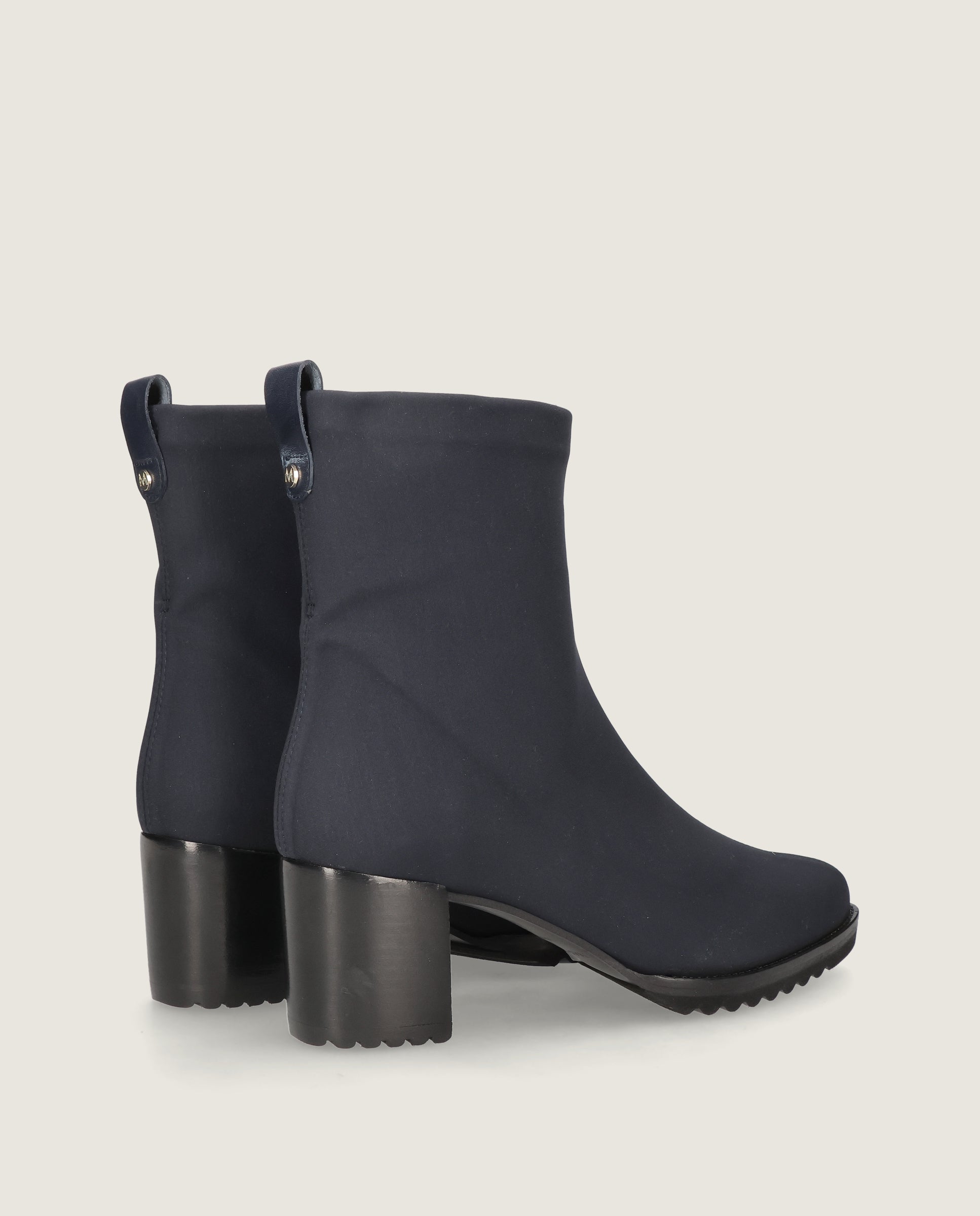 Bottines Cindy bleues tissées