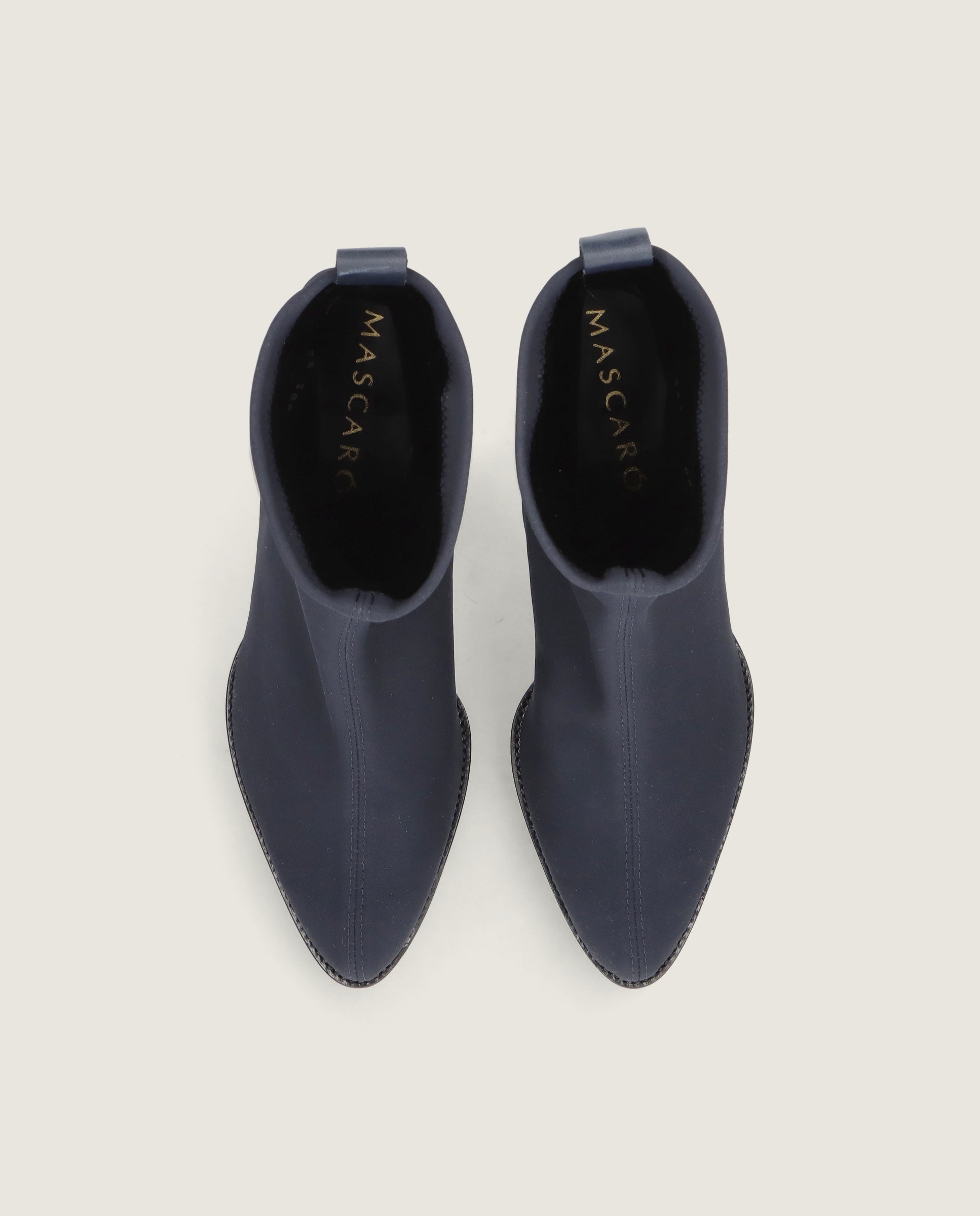 Bottines Cindy bleues tissées