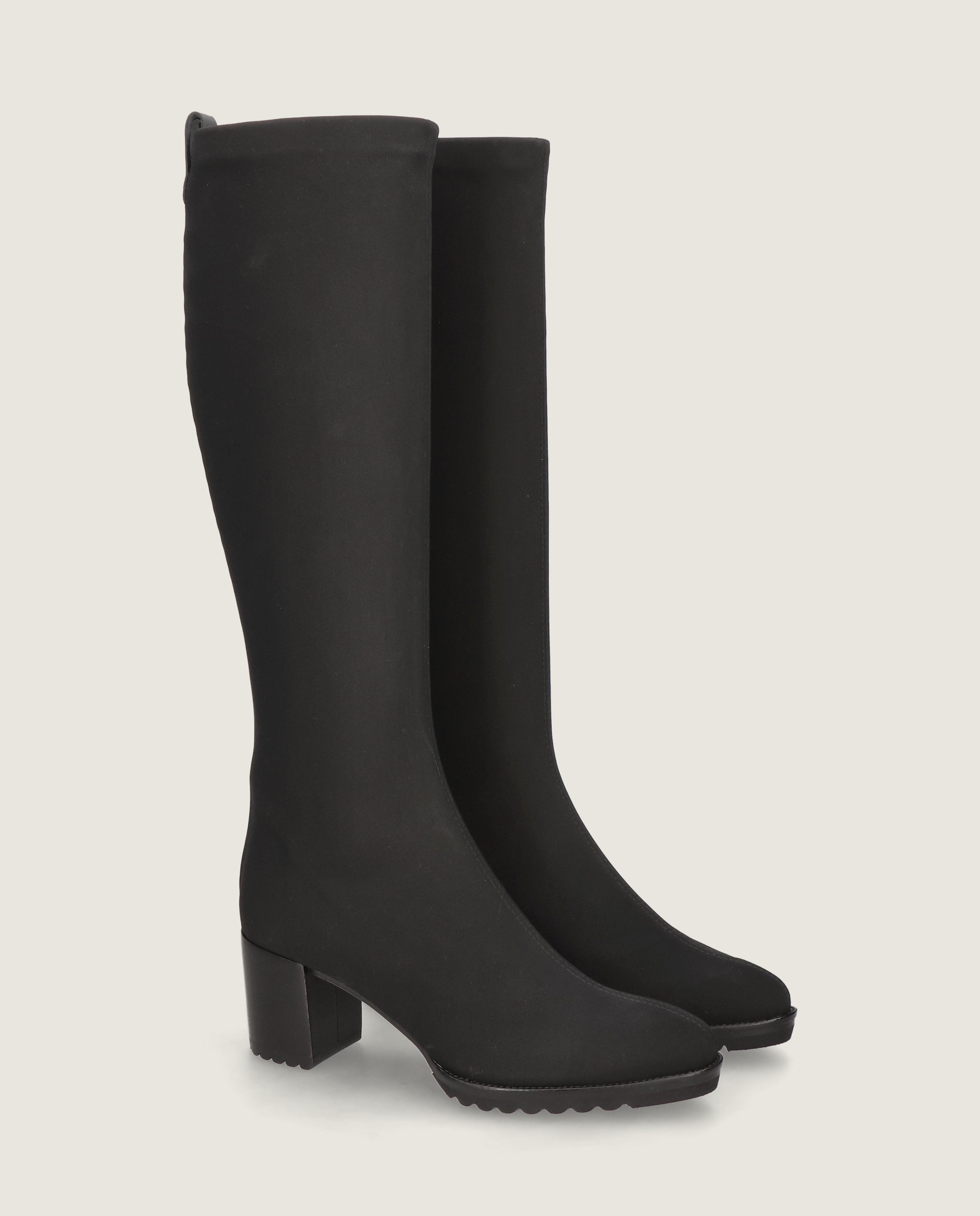Botas Cindy Negros Tejidos