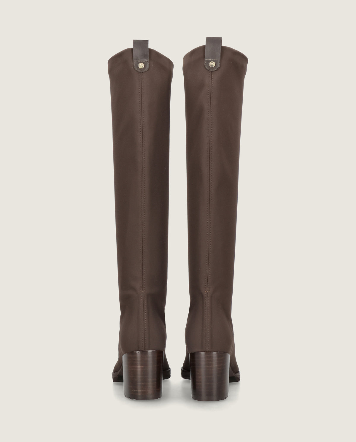 Vista alternativa de Botas Cindy Marrones Tejidos por Mascaro