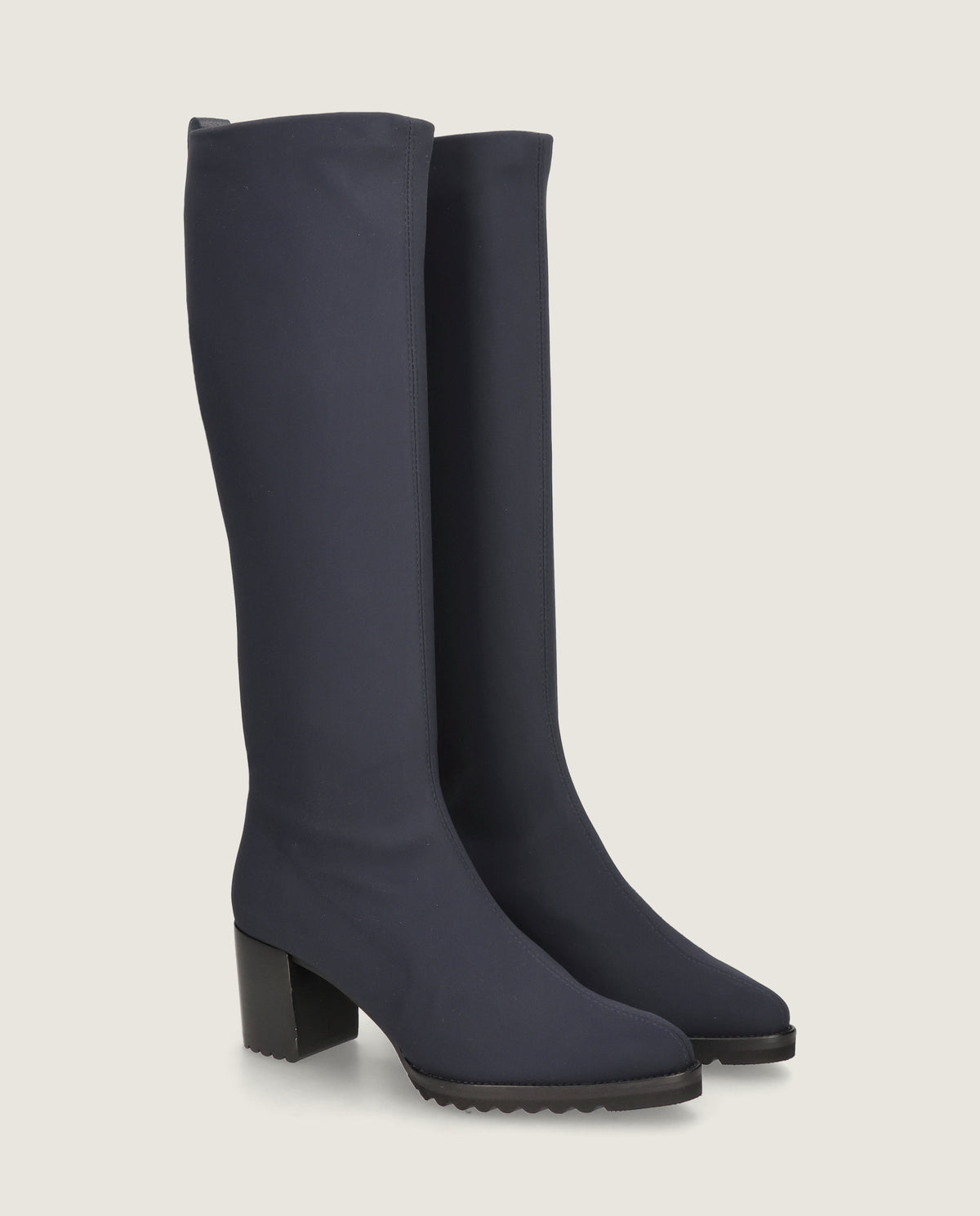 Bild von Cindy stiefel in marineblauem textil von Mascaro