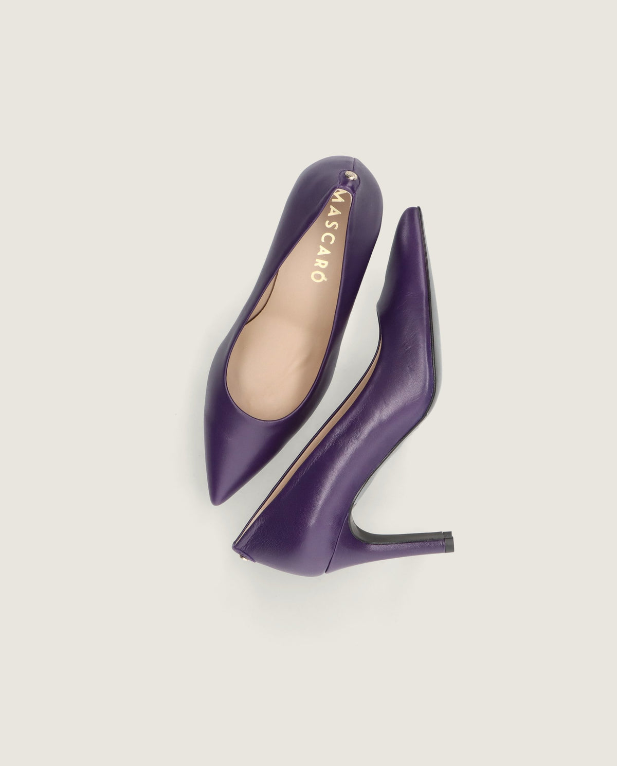 Alya pump in lilafarbenem Leder