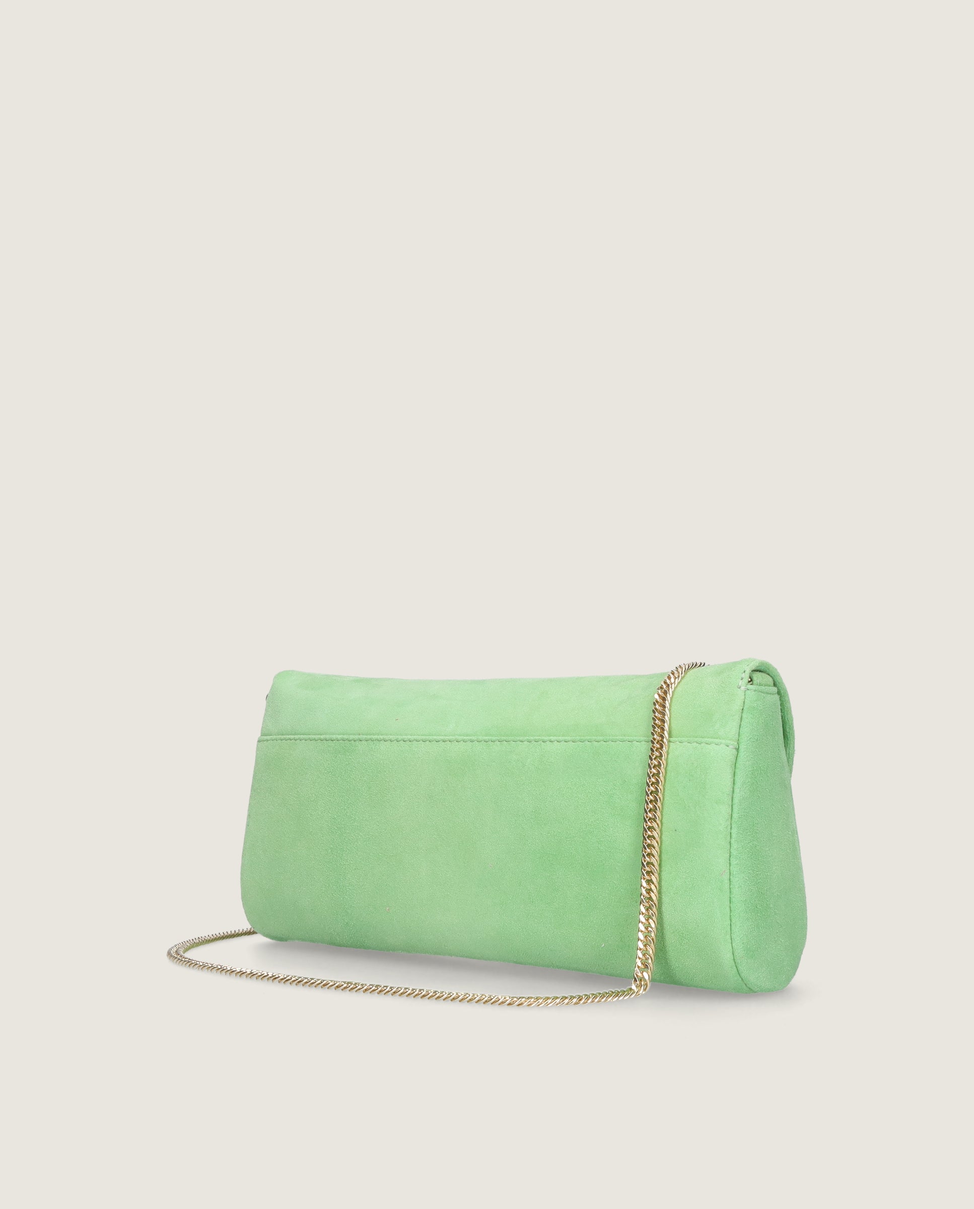 Alternative view of Handbag in green suede by Mascaro