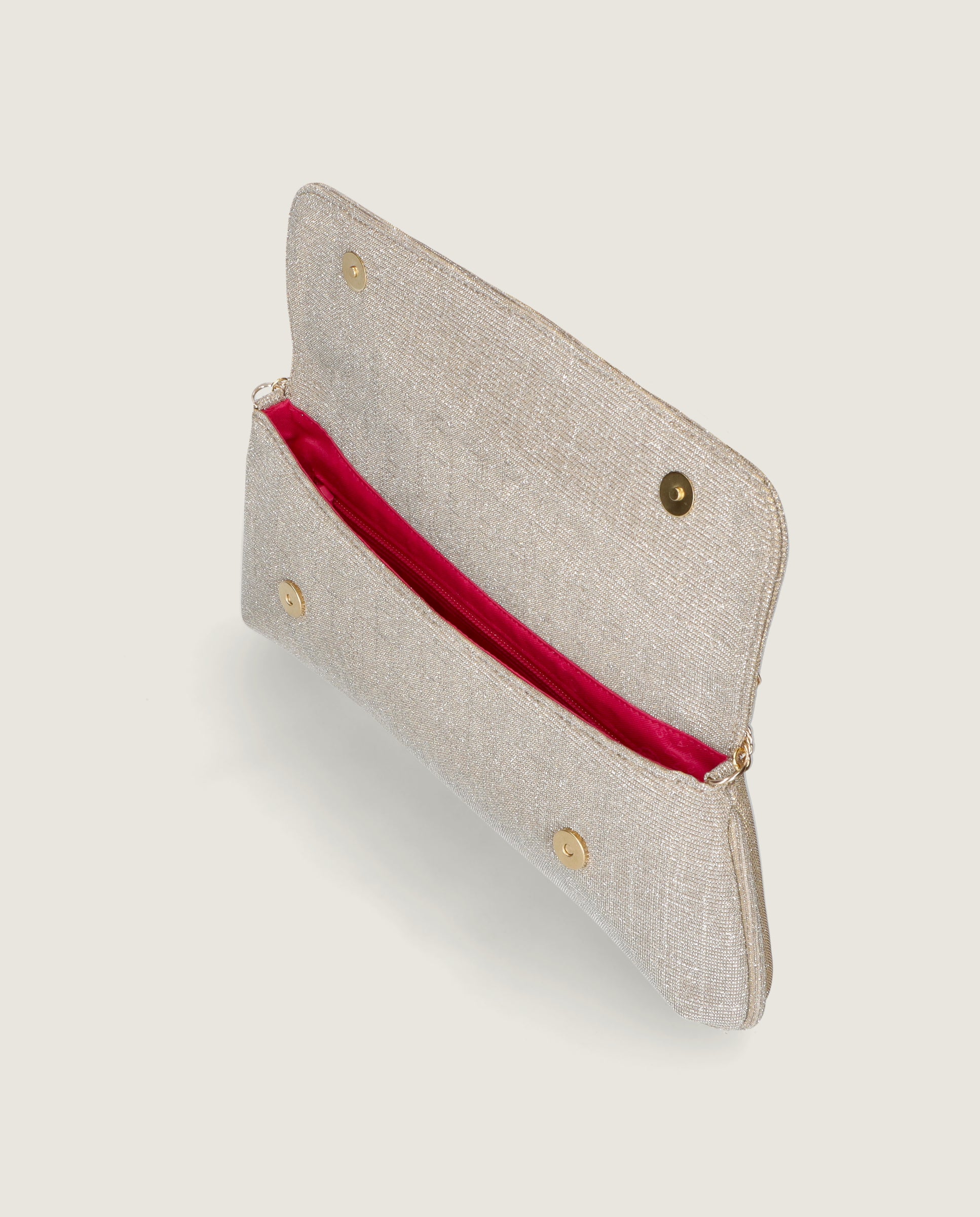 Bolsos Bags Plateados Tejidos