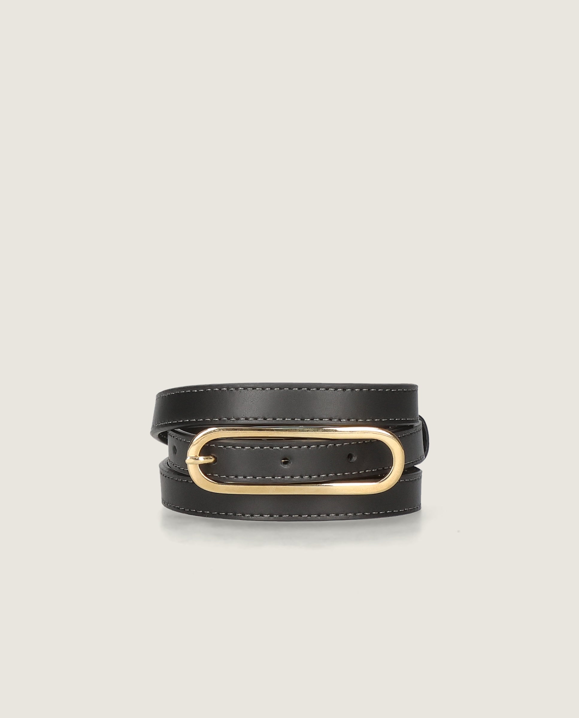 Vista alternativa de Cinturones Belt Negros Piel por Mascaro