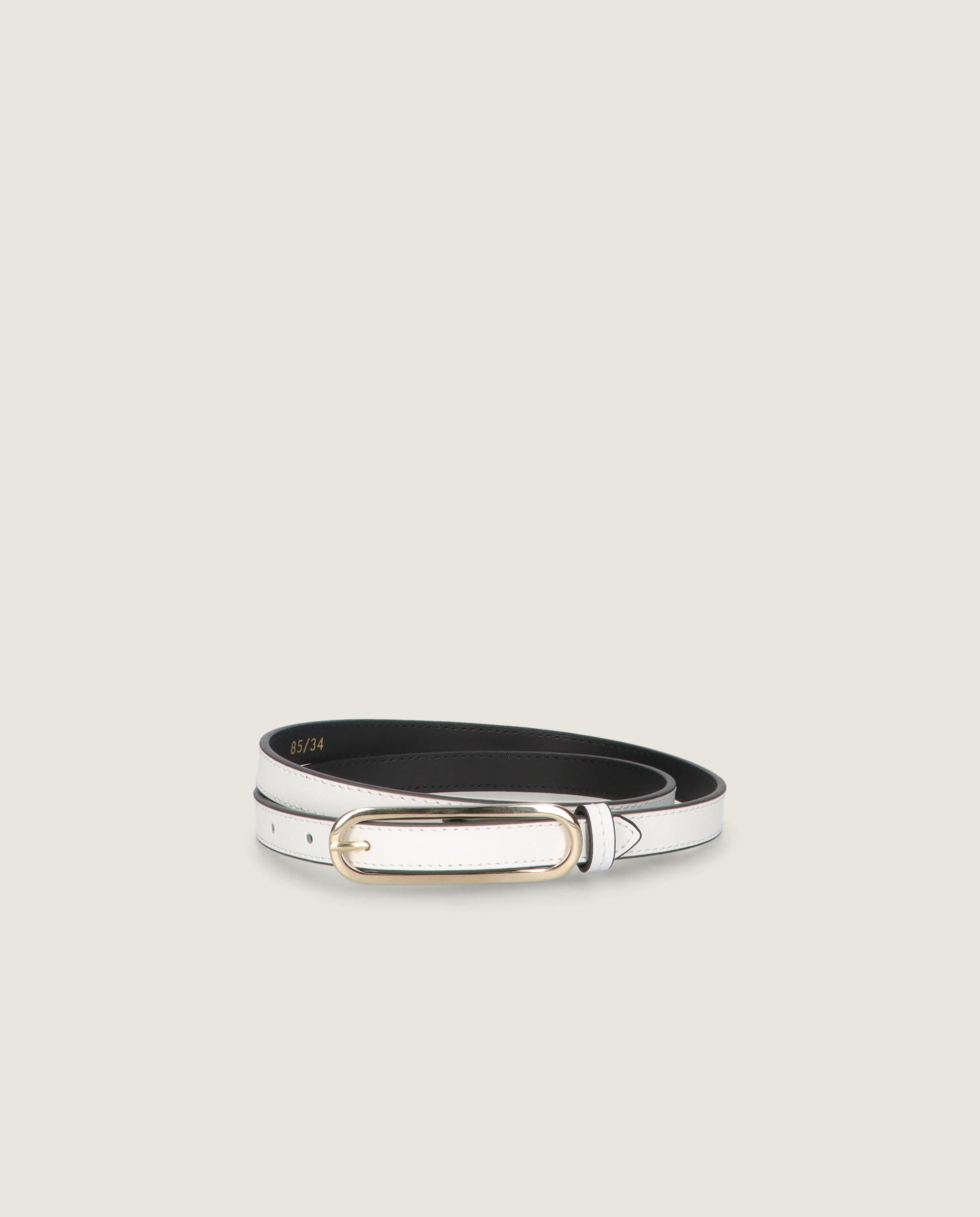 Imagen de Cinturones Belt Blancos Piel por Mascaro