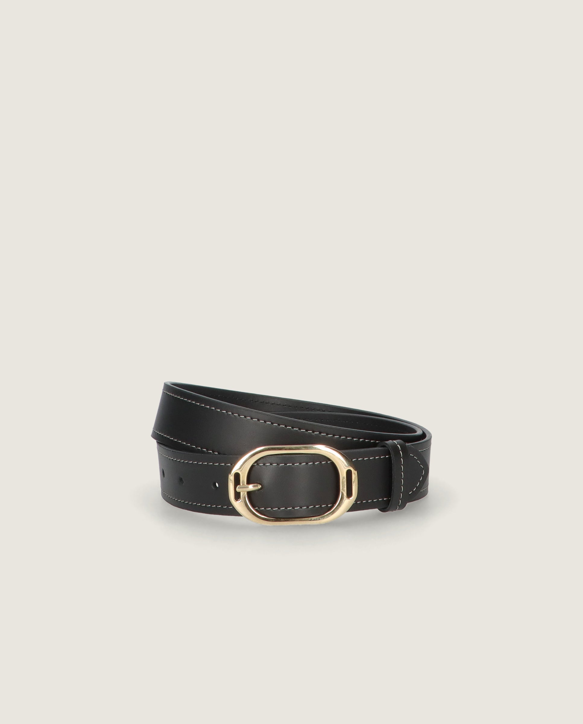 Imagen de Cinturones Belt Negros Piel por Mascaro