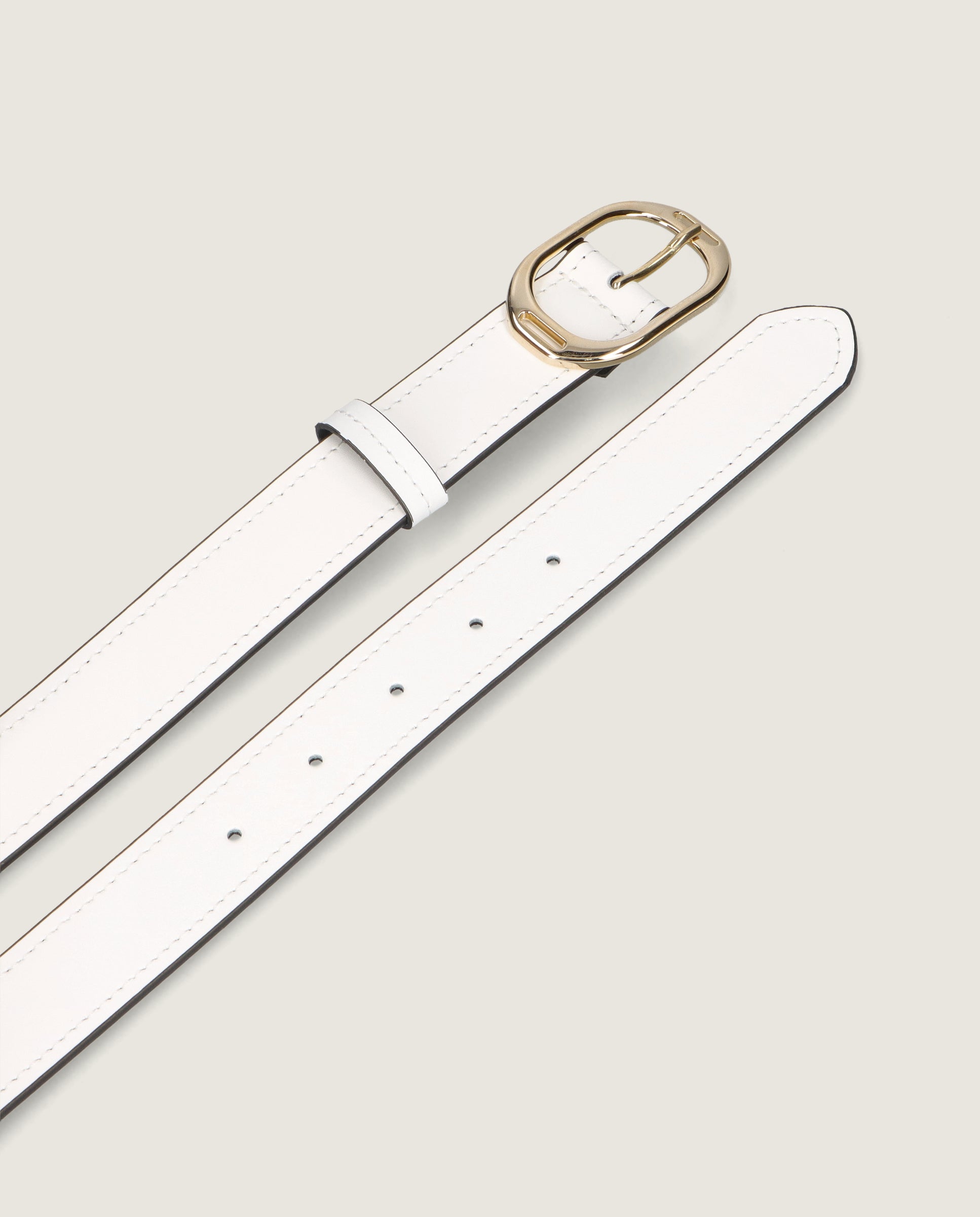 Cinturones Belt Blancos Piel