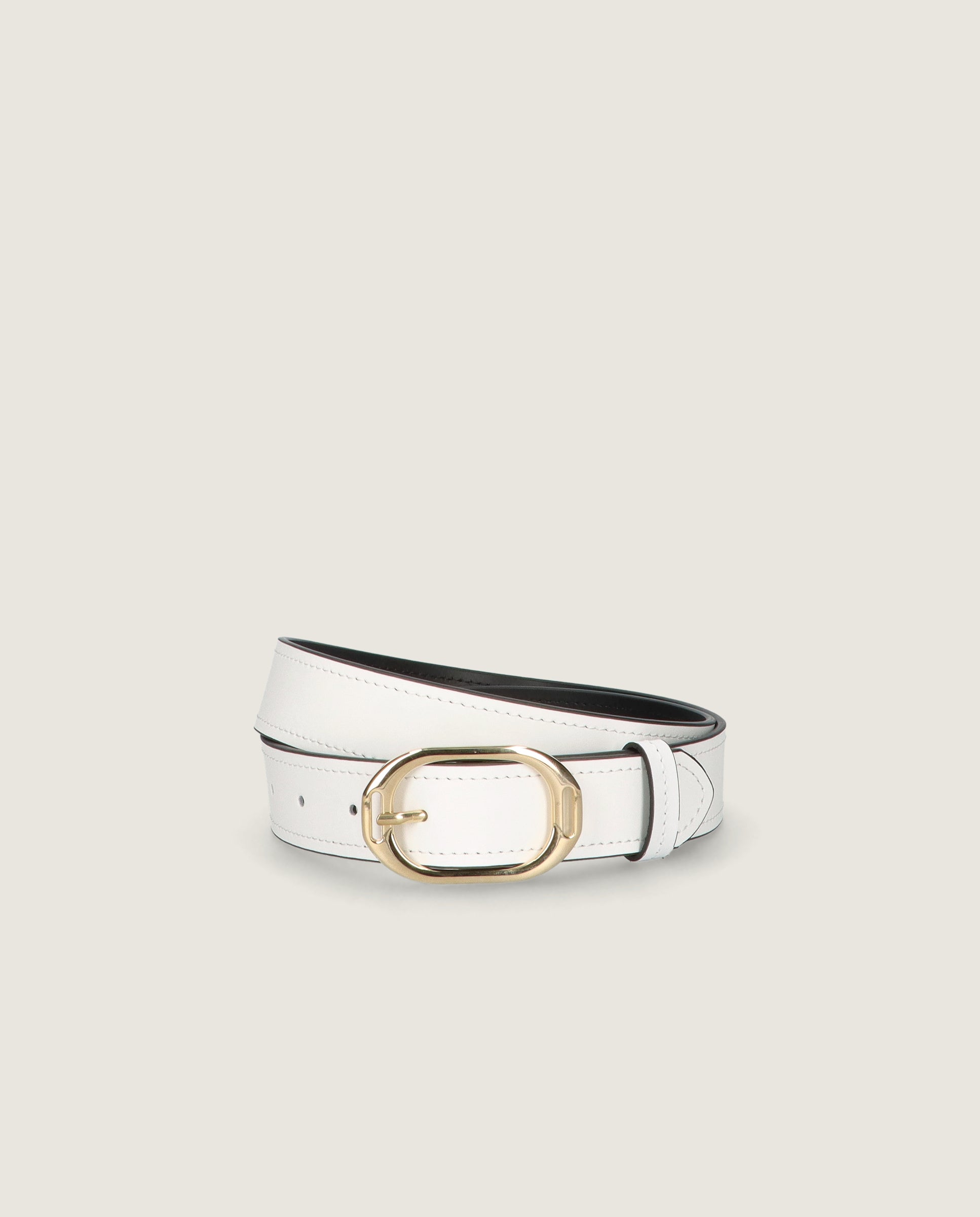 Imagen de Cinturones Belt Blancos Piel por Mascaro