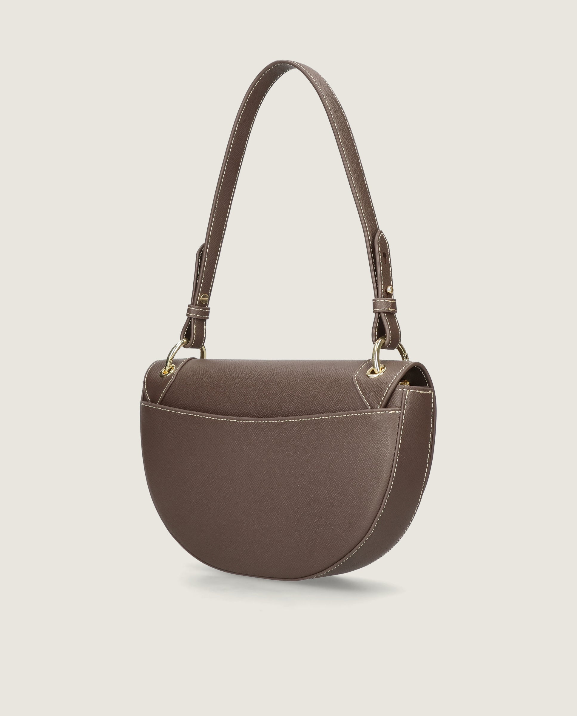 Sella bag in brown leather