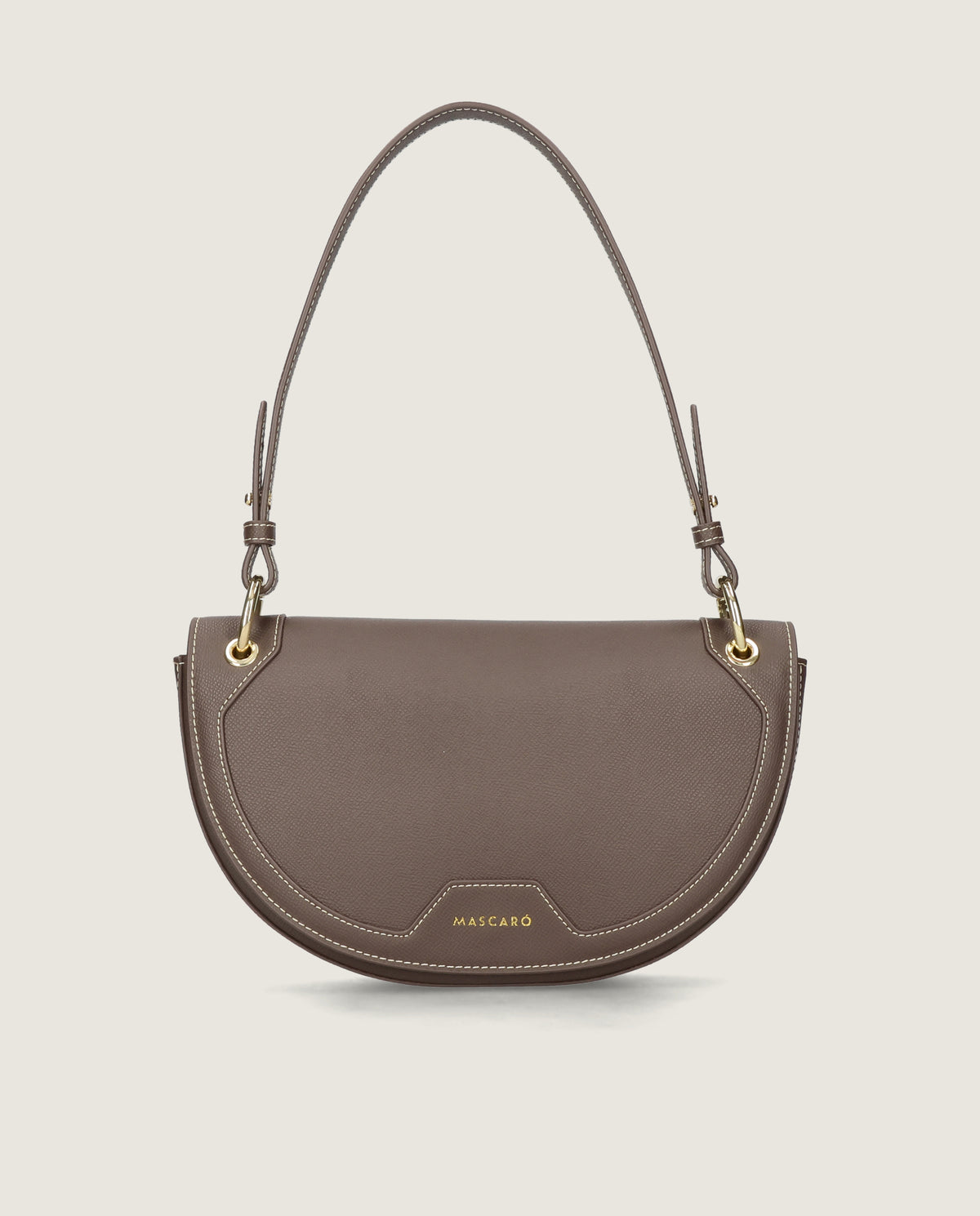 Sella bag in brown leather