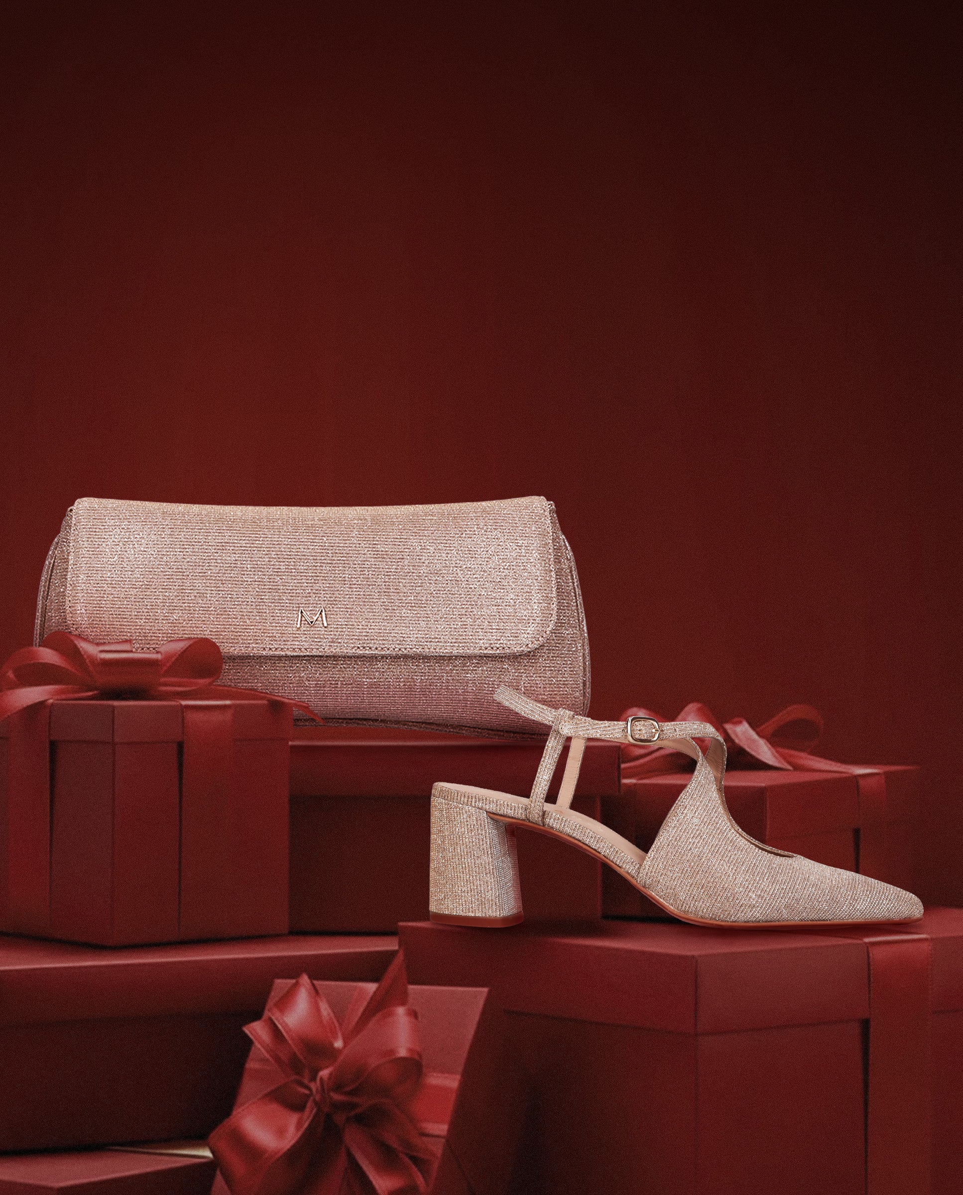 Vista alternativa de Bolsos Bags Plateados Tejidos por Mascaro