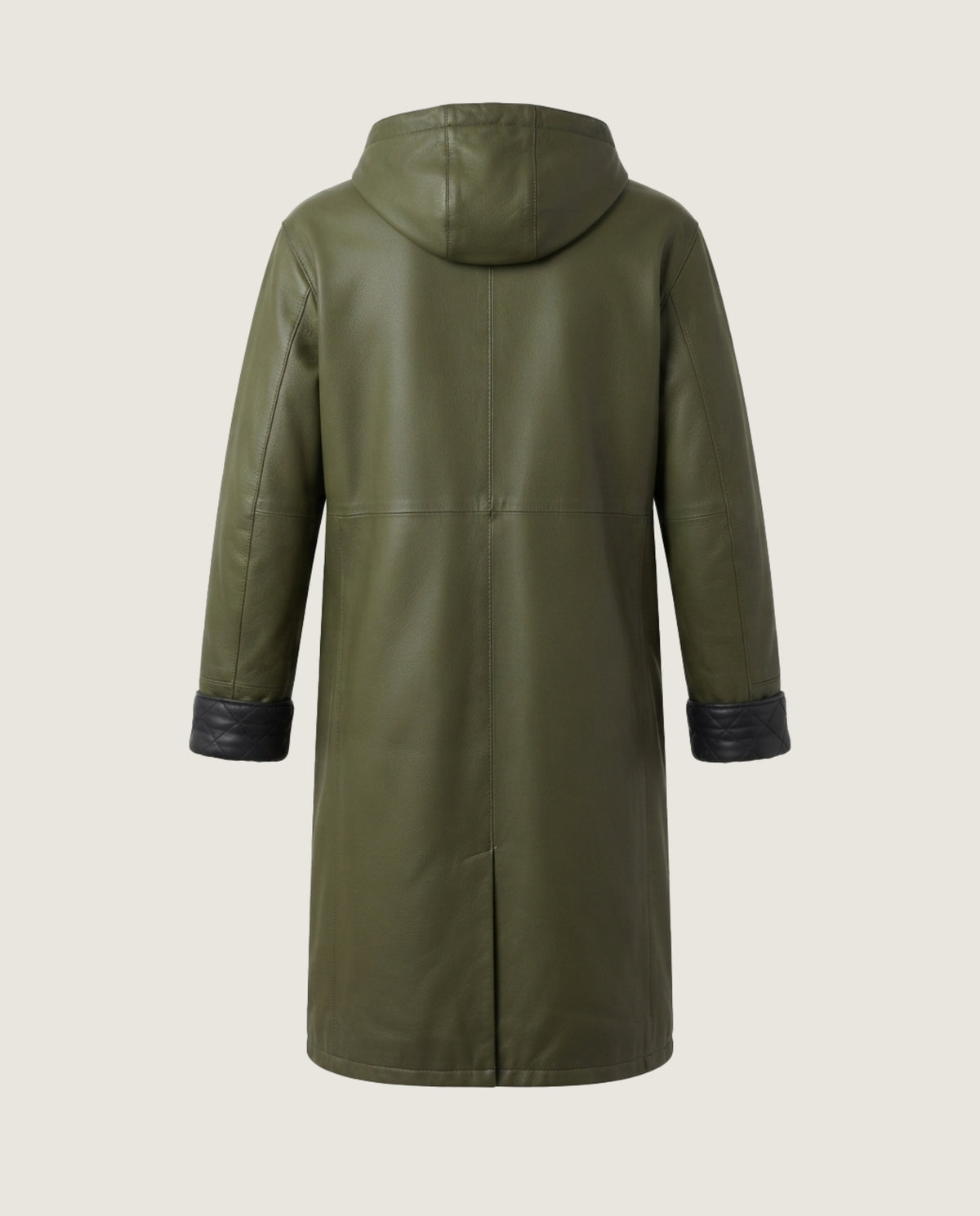 Chaquetas reversible piel verde