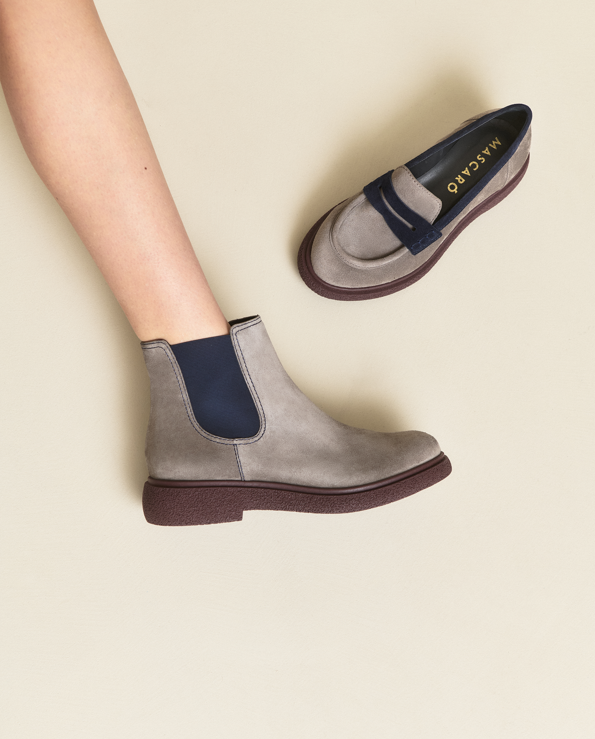 Botines Alice Multicolores Ante