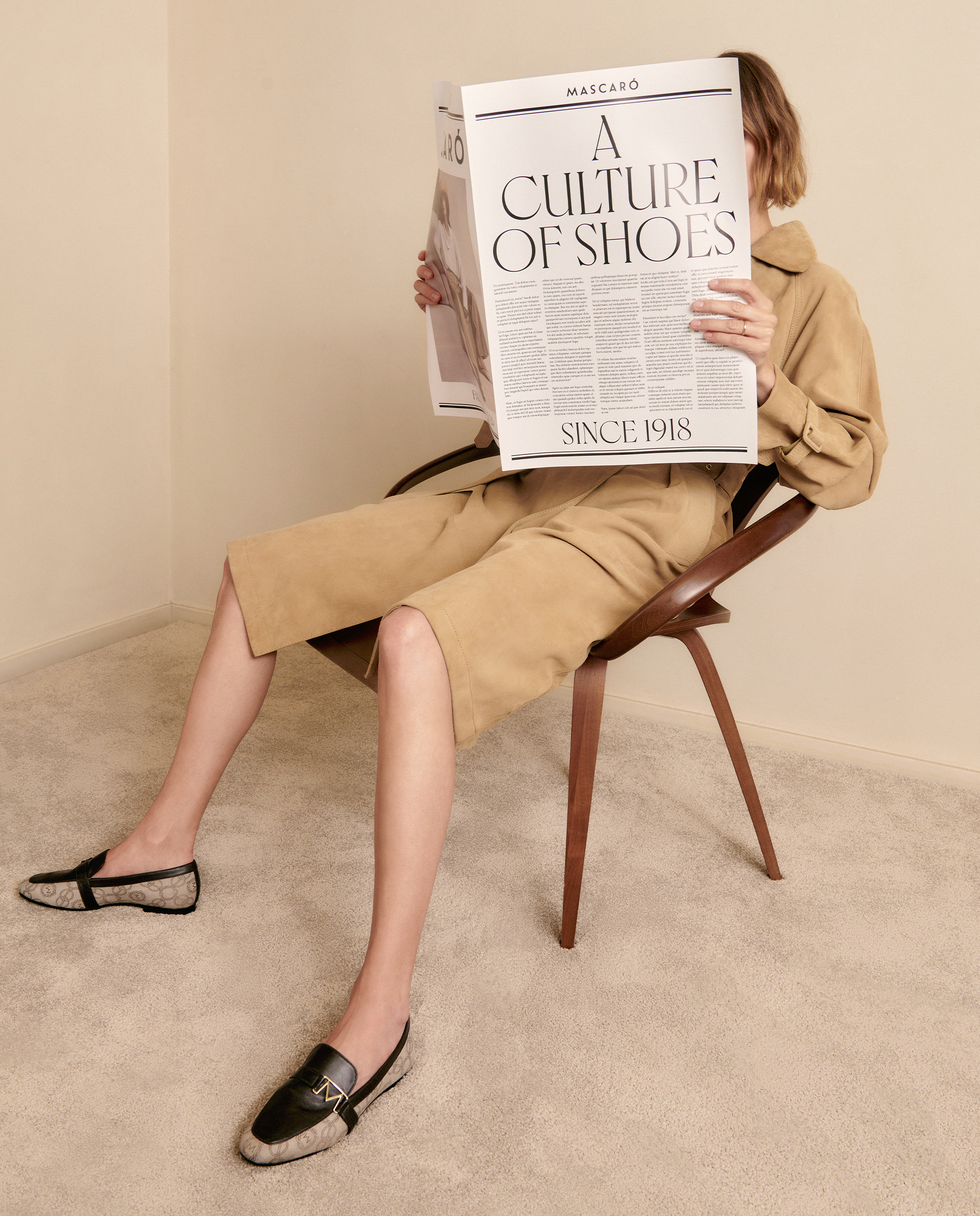 Loafers Fede Marrones Tejidos