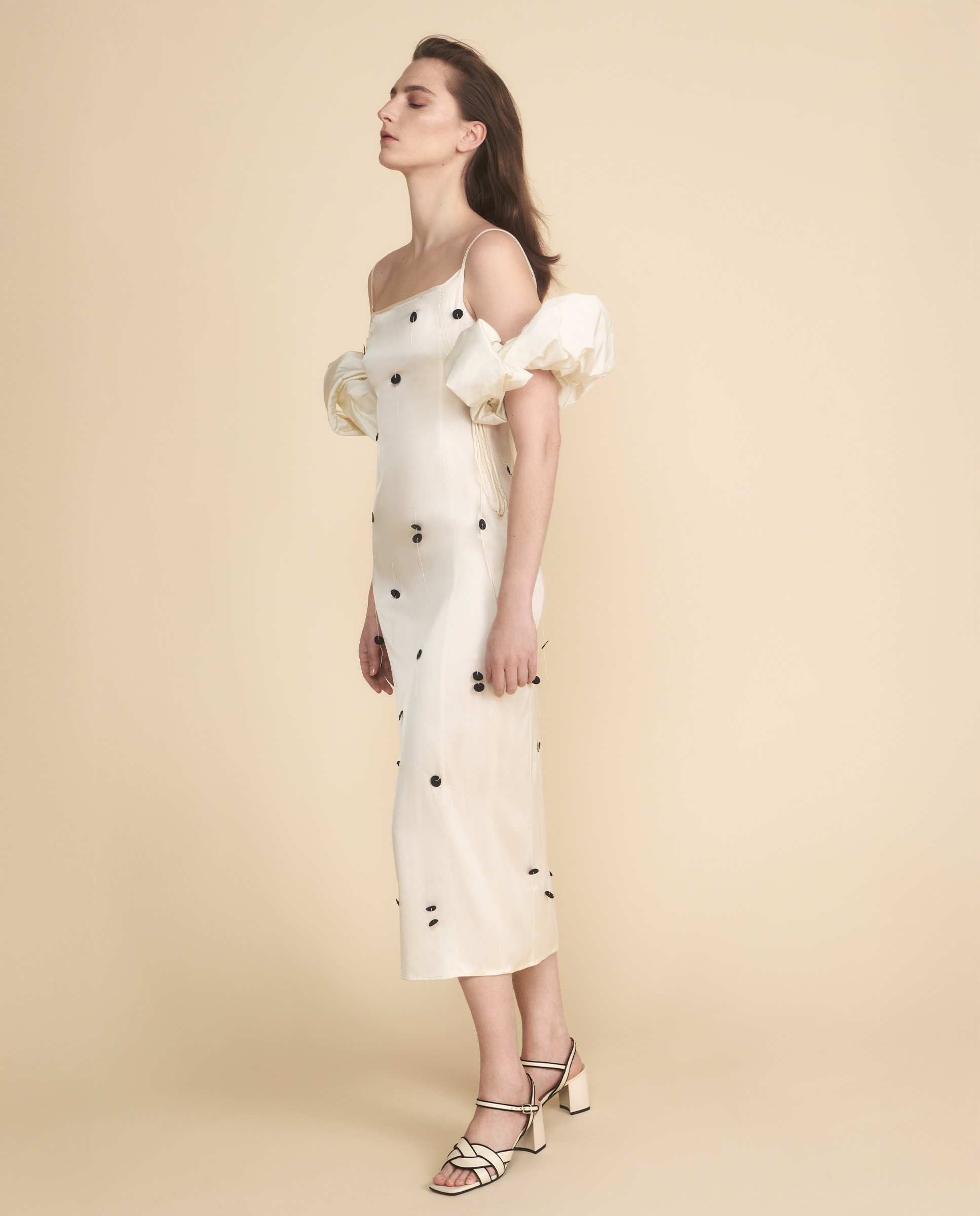 Sandalias Annie Blancos Piel