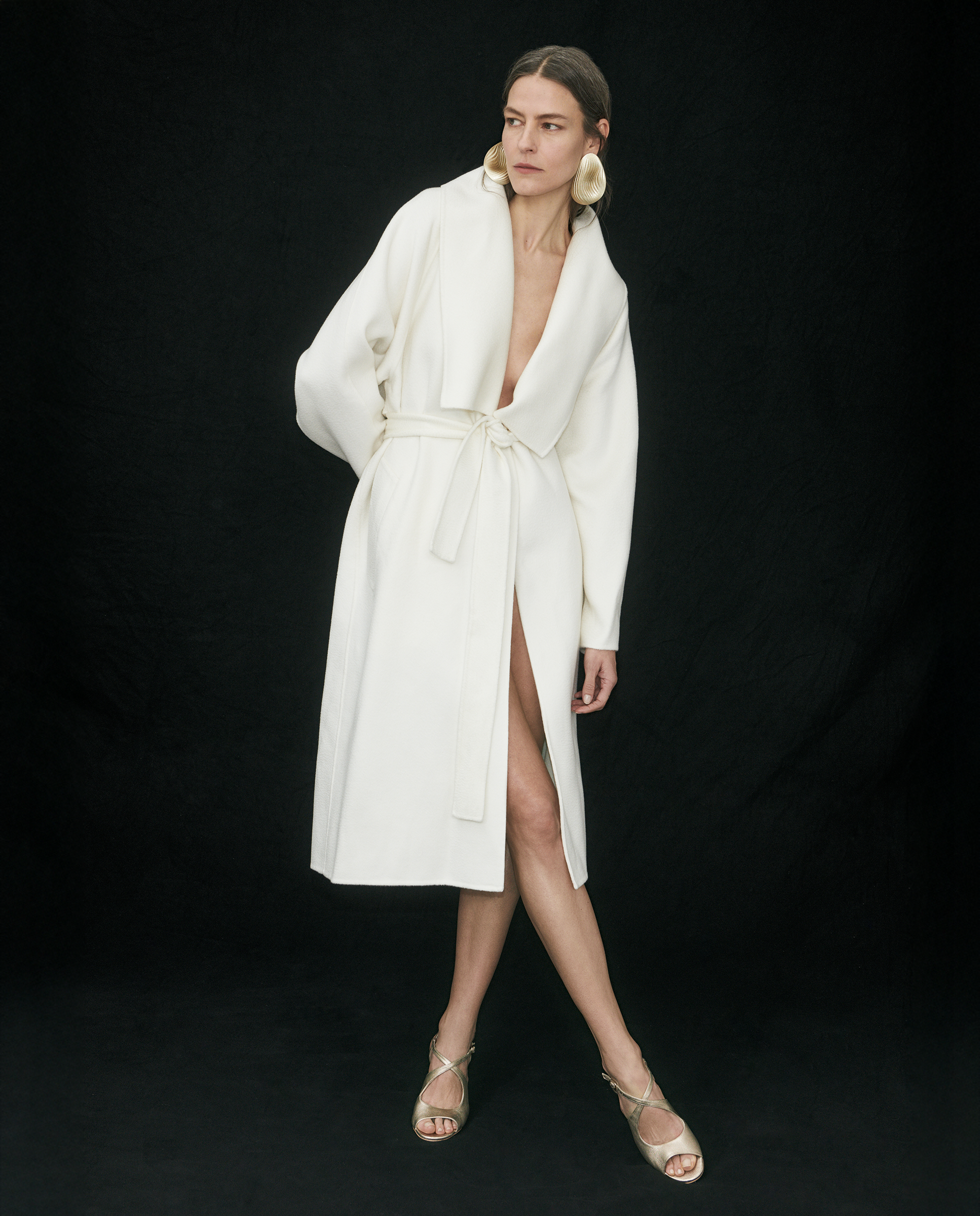 Sandalias Maria Dorados Pieles Metalizadas