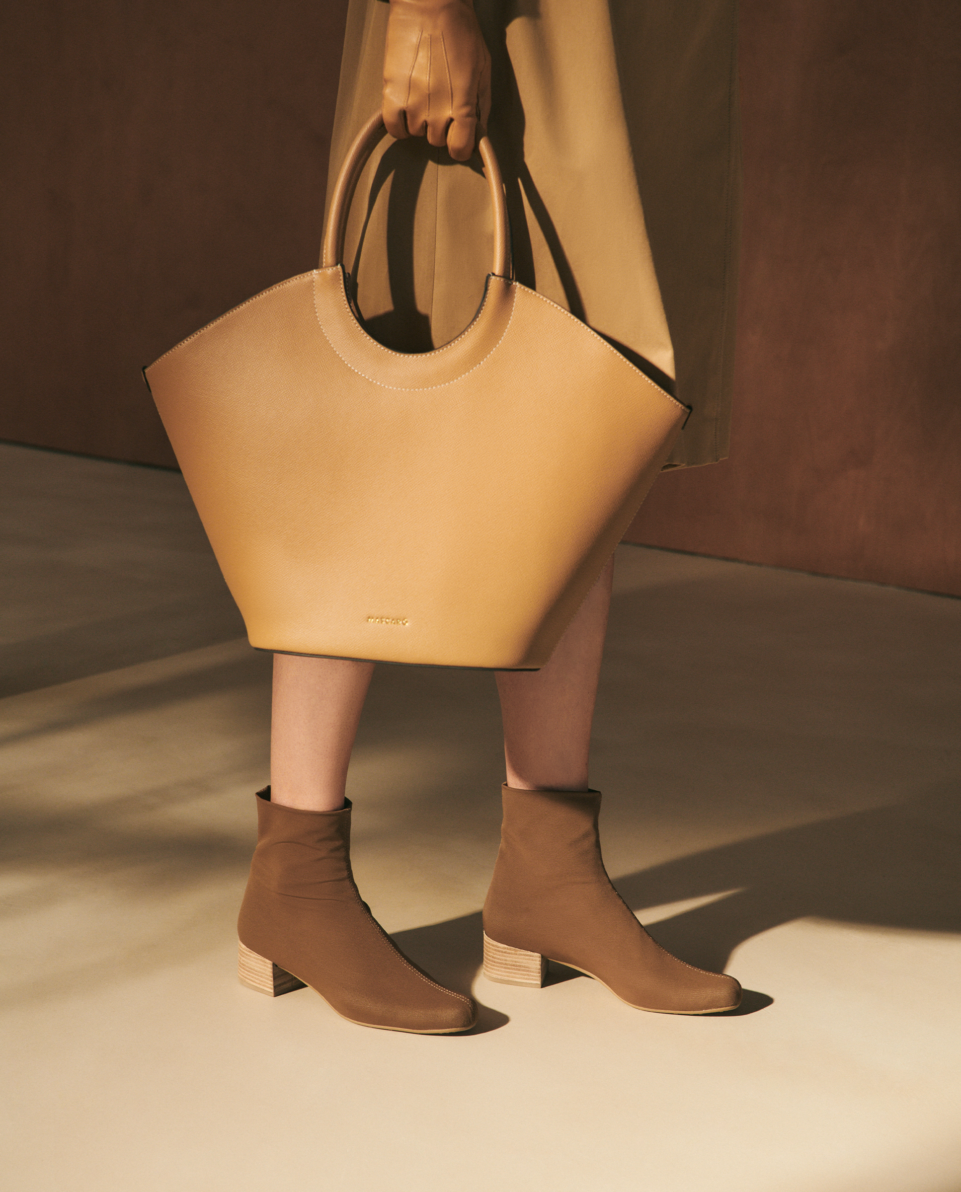 Botines Milan Marrones Tejidos