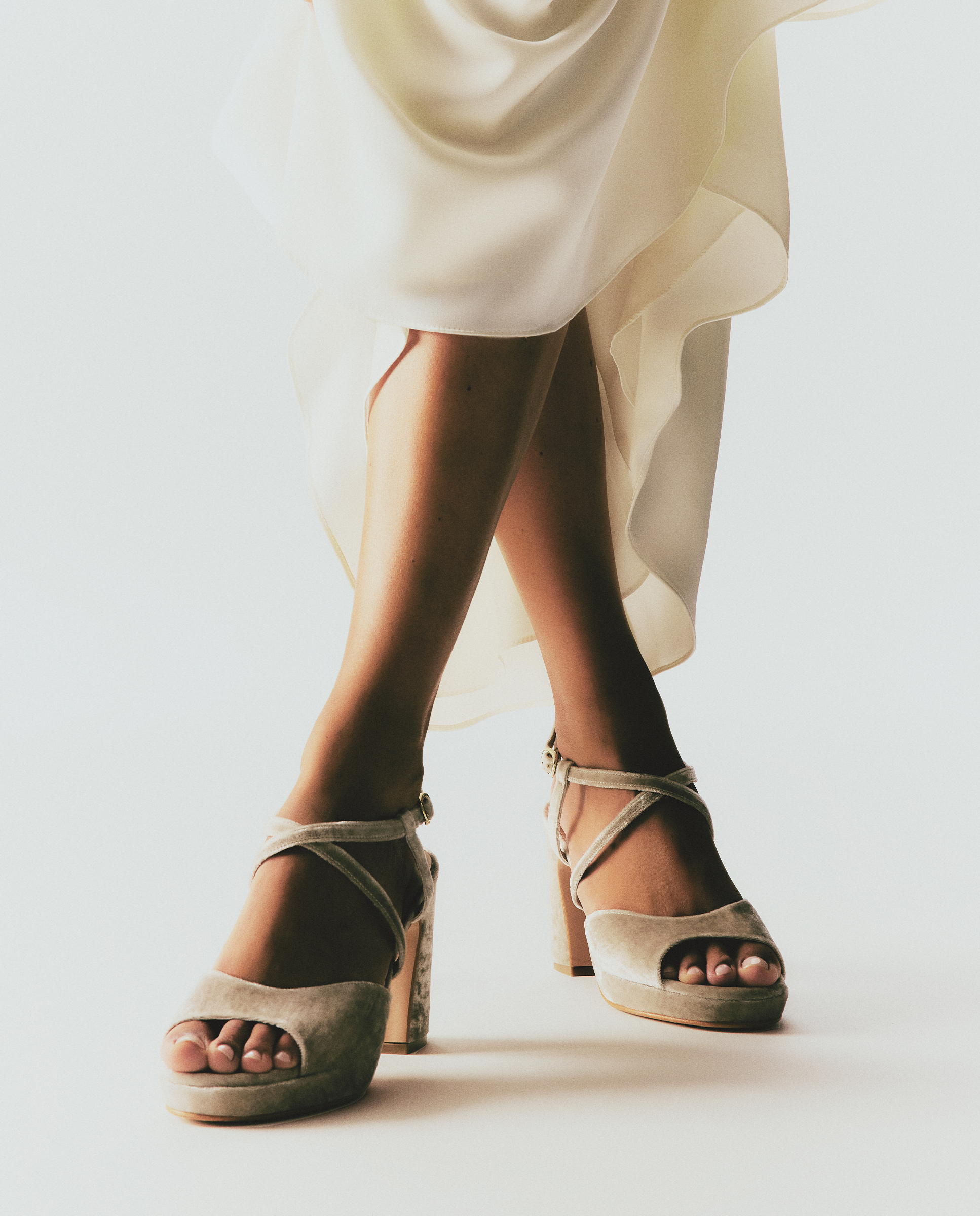 Sandalias Mary Beiges Tejidos